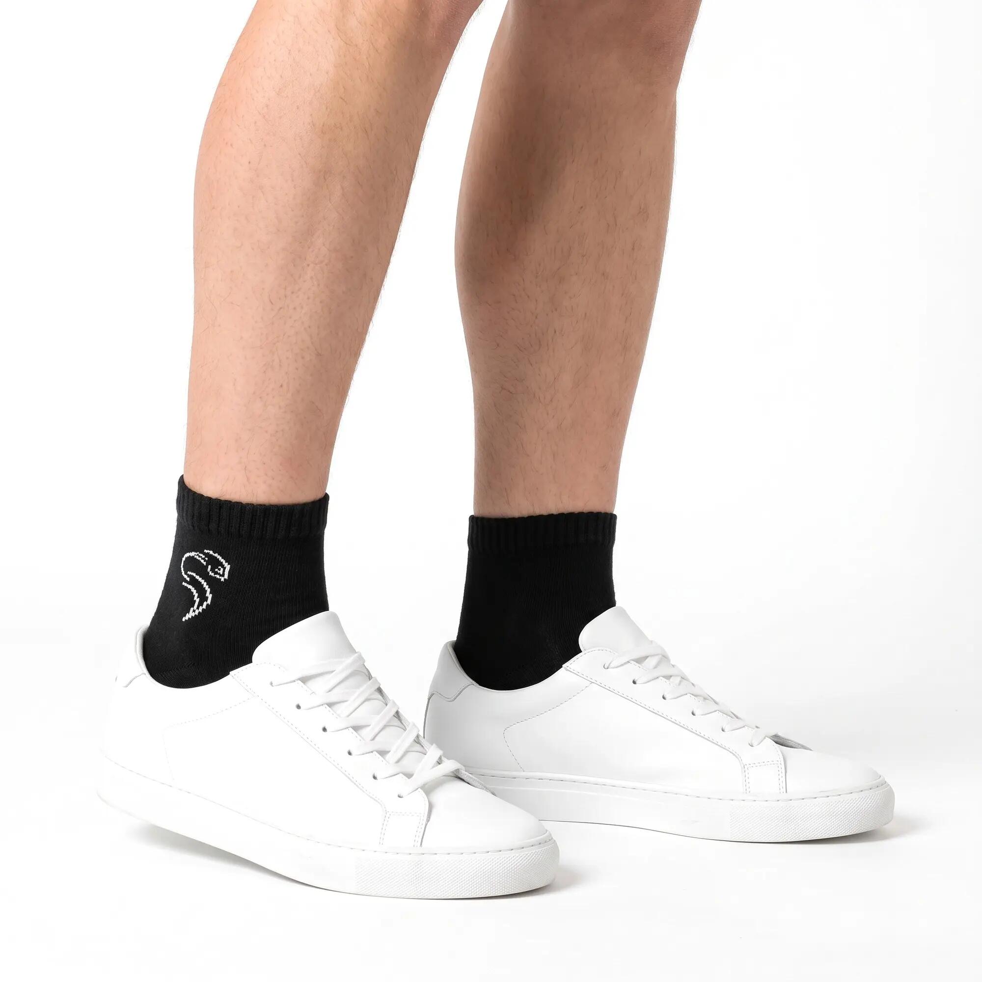 Damen Herren Freizeit Quarter Socken Baumwolle knöchelhoch 12er Pack Casual 5/15