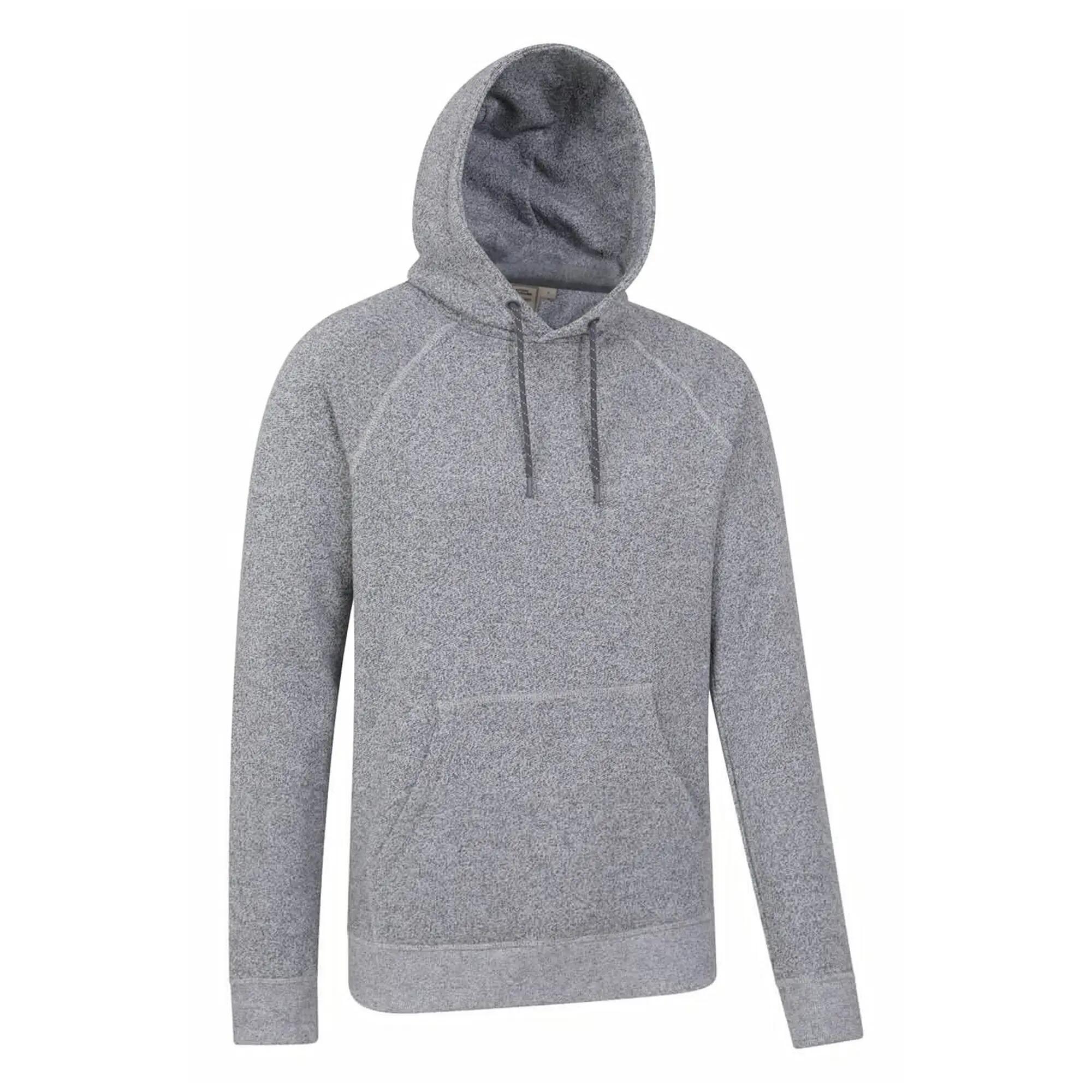 Felpa Con Cappuccio Uomo Mountain Warehouse Auckland Grigio 4/4