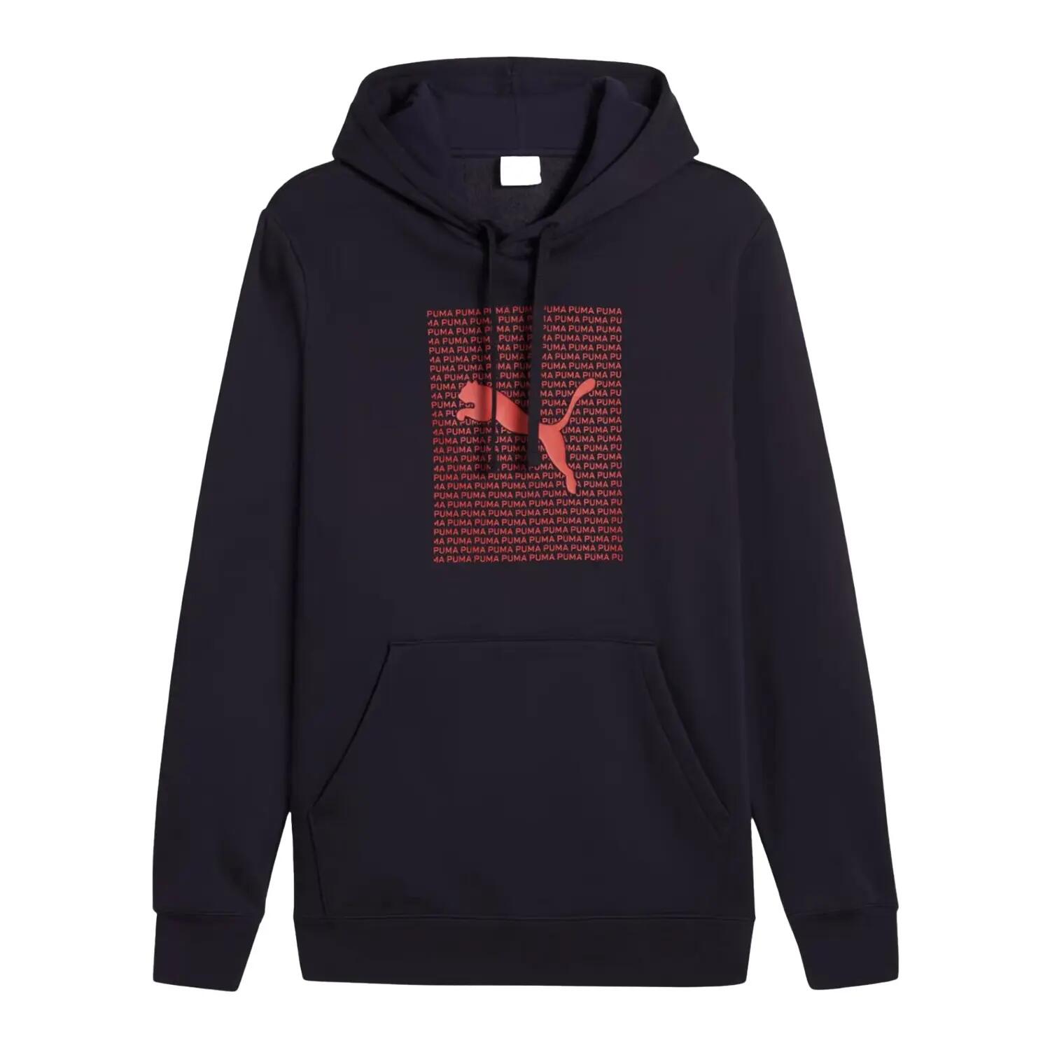"Essentials" Kapuzenpullover für Herren Dunkles Marineblau 2/4