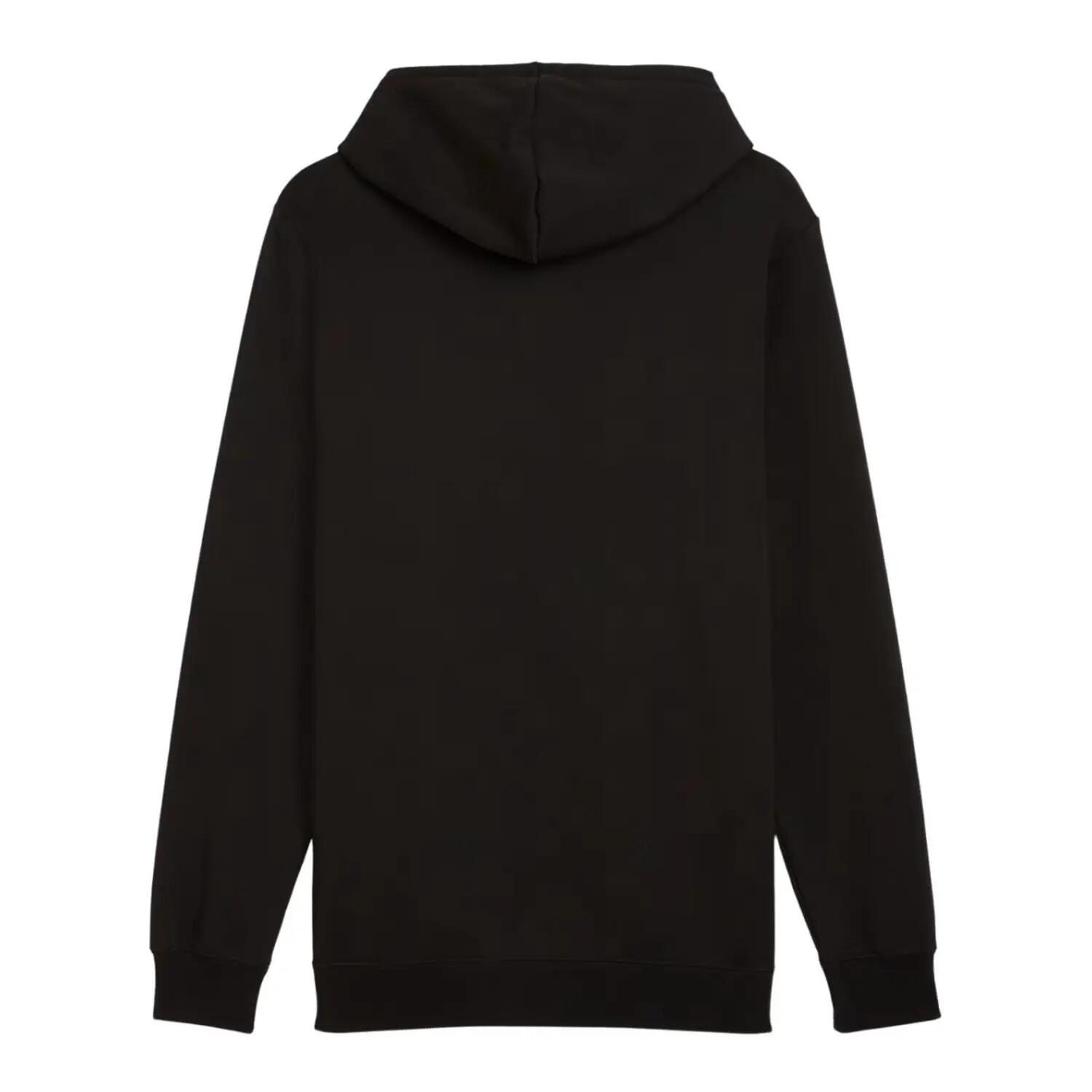 Heren Essentials Logo Hoodie (Zwart) 3/5