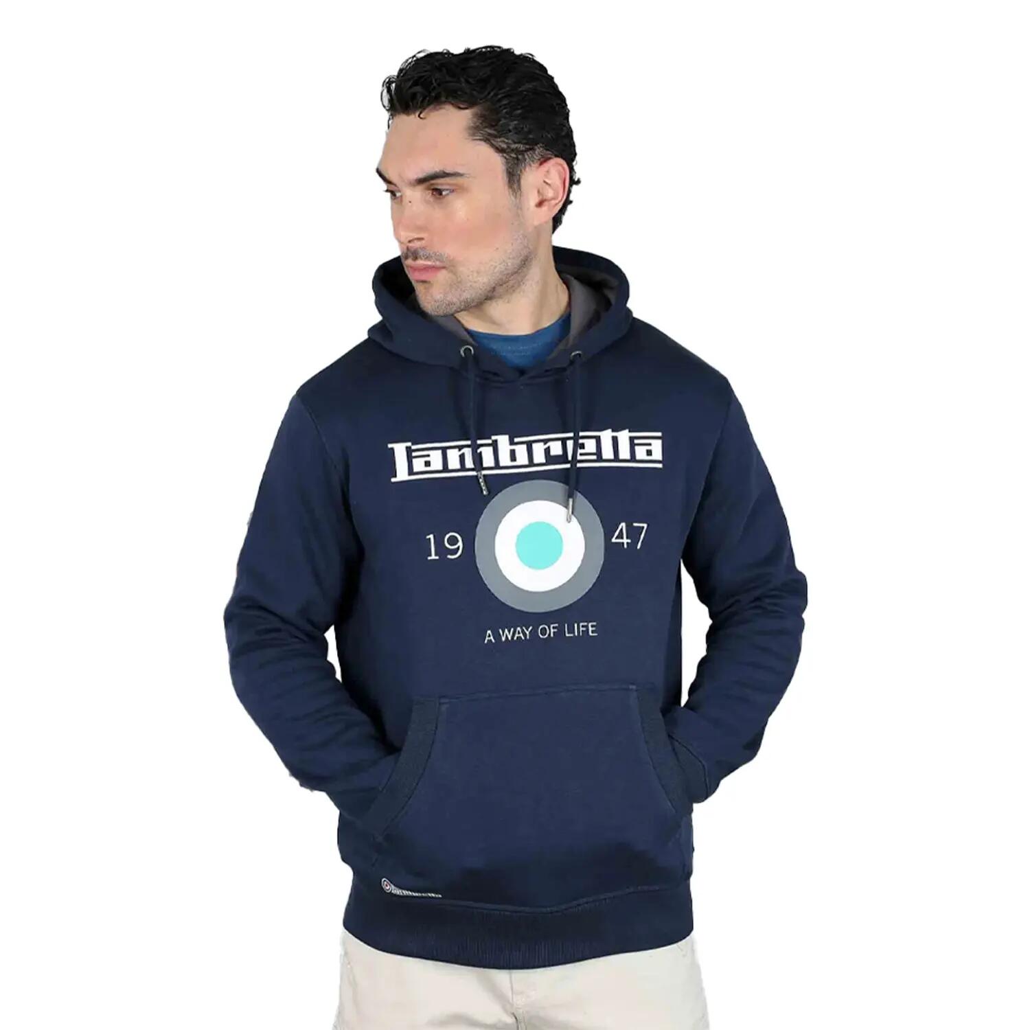 "AW24" Kapuzenpullover für Herren Marineblau 6/6
