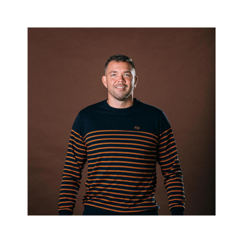 Pull de rugby homme Marinière Pirate de La Rochelle