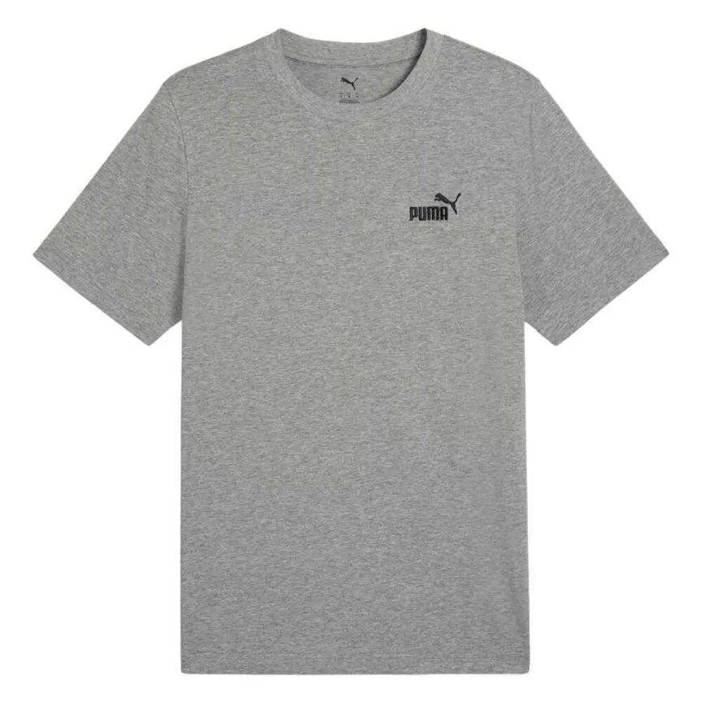 Camiseta Essentials No 1 Logotipo Pequeño para Hombre Gris, Plateado 2/4