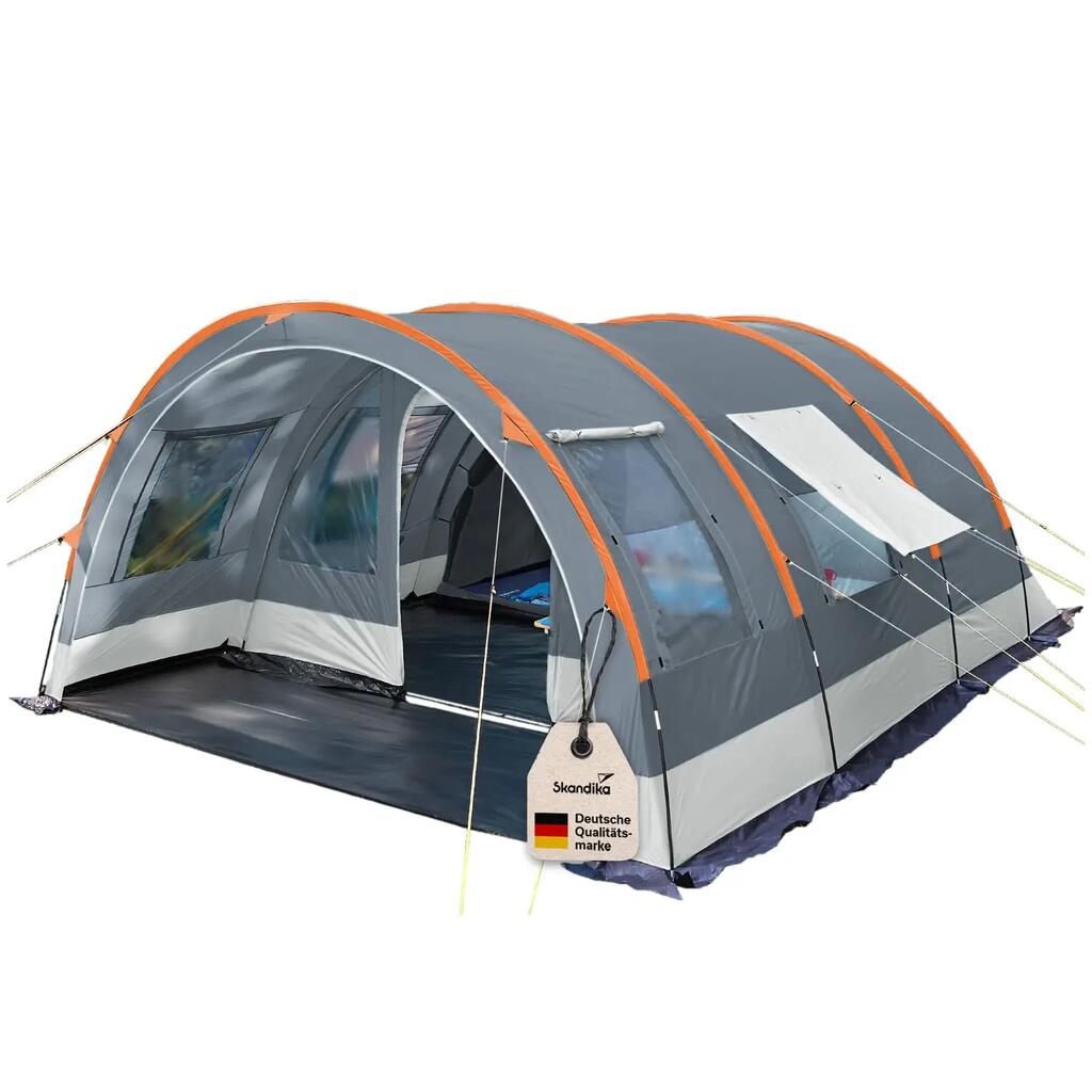 Helsinki 6 Tunnel Tent – 6‑Person Tent with Dividable Bedroom and Sun Canopy