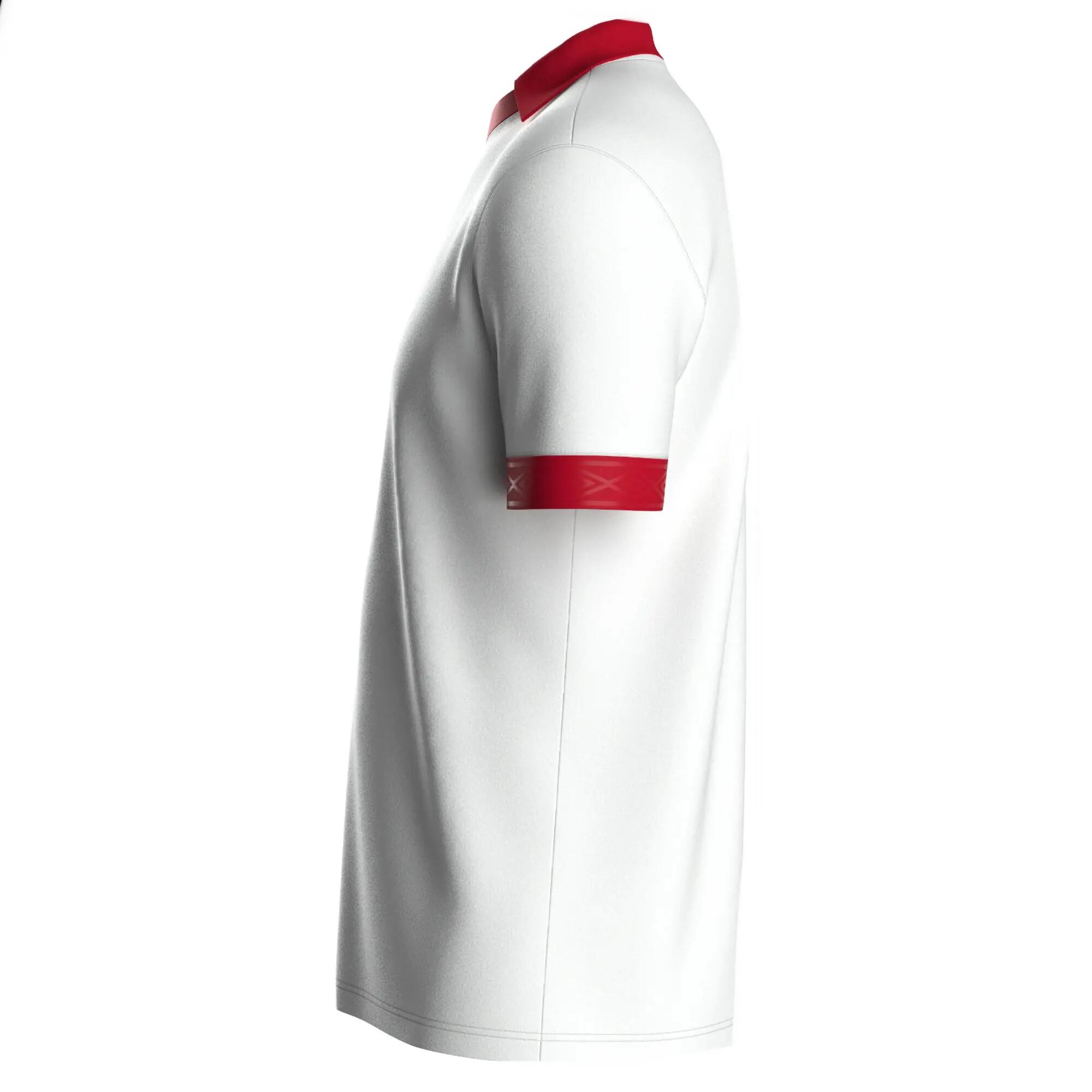 Maillot TEMPEST Homme (Blanc / Rouge) 4/4