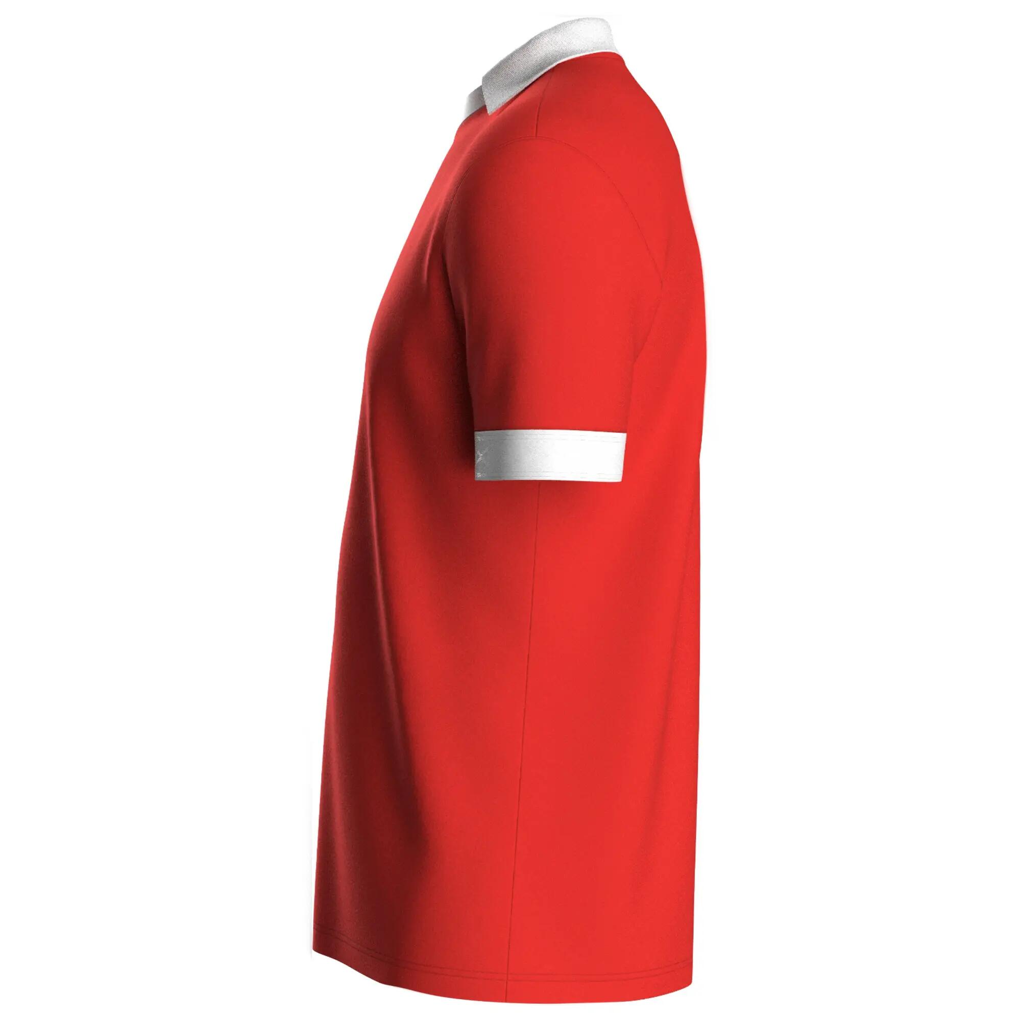 Mens Tempest Jersey (Vermillion/White) 4/4