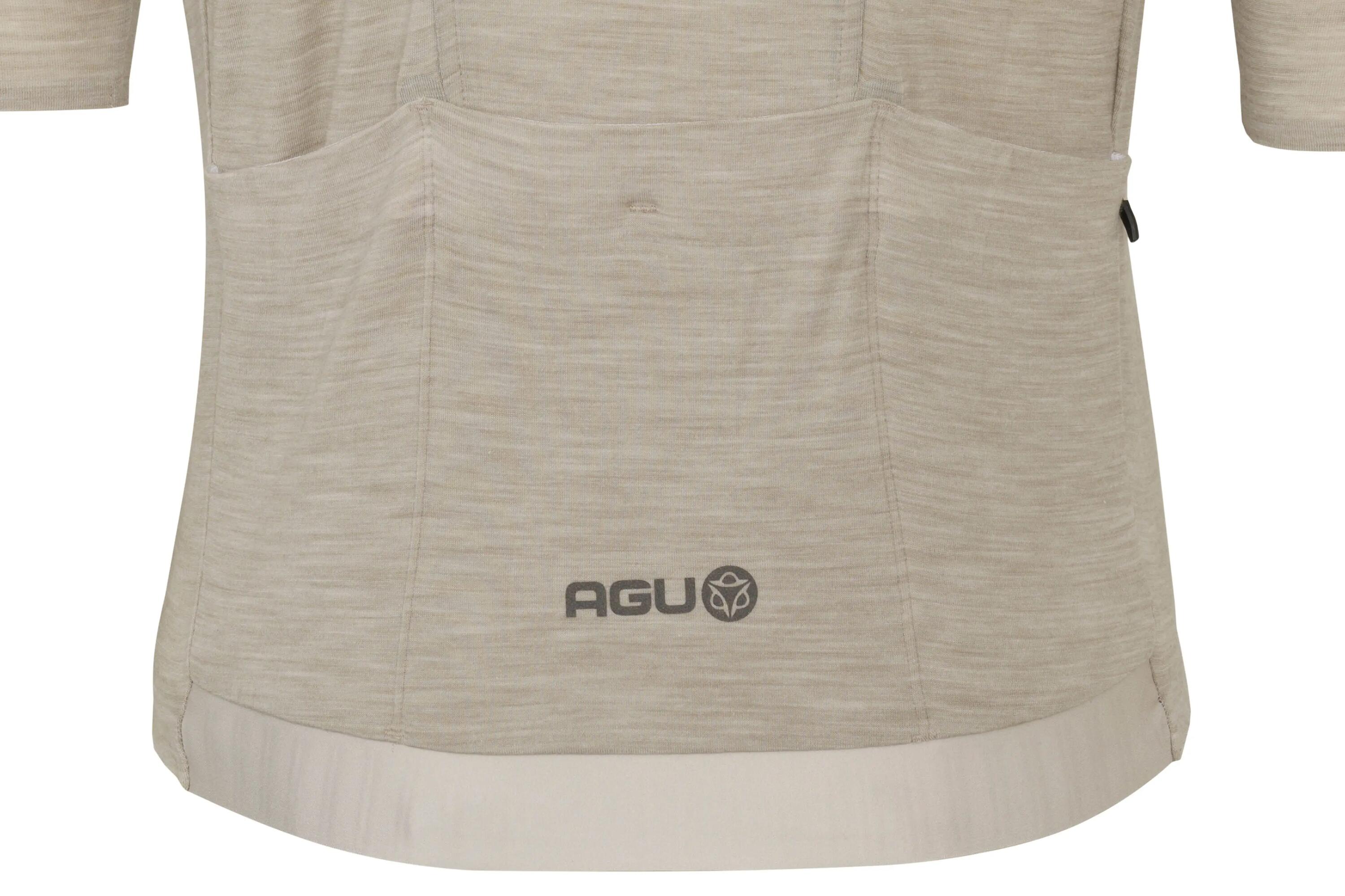 Heren wielershirt met korte mouwen Merino Performance grijs 6/7