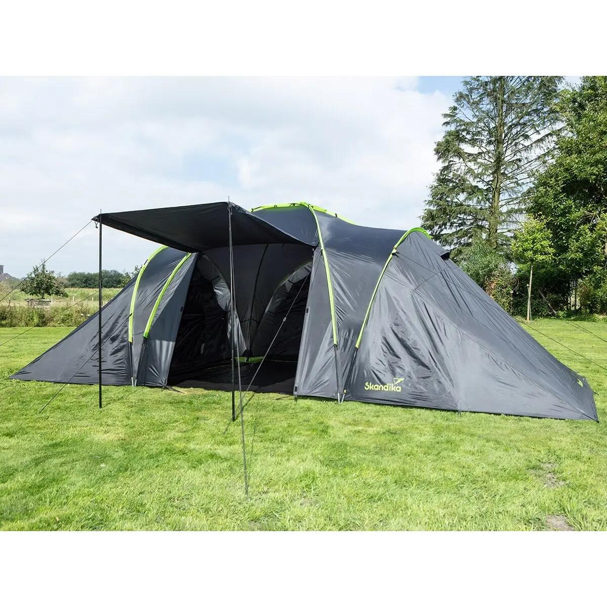 Tente de camping dôme familiale Daytona XXL - 6 personnes - 3 cabines 2/16