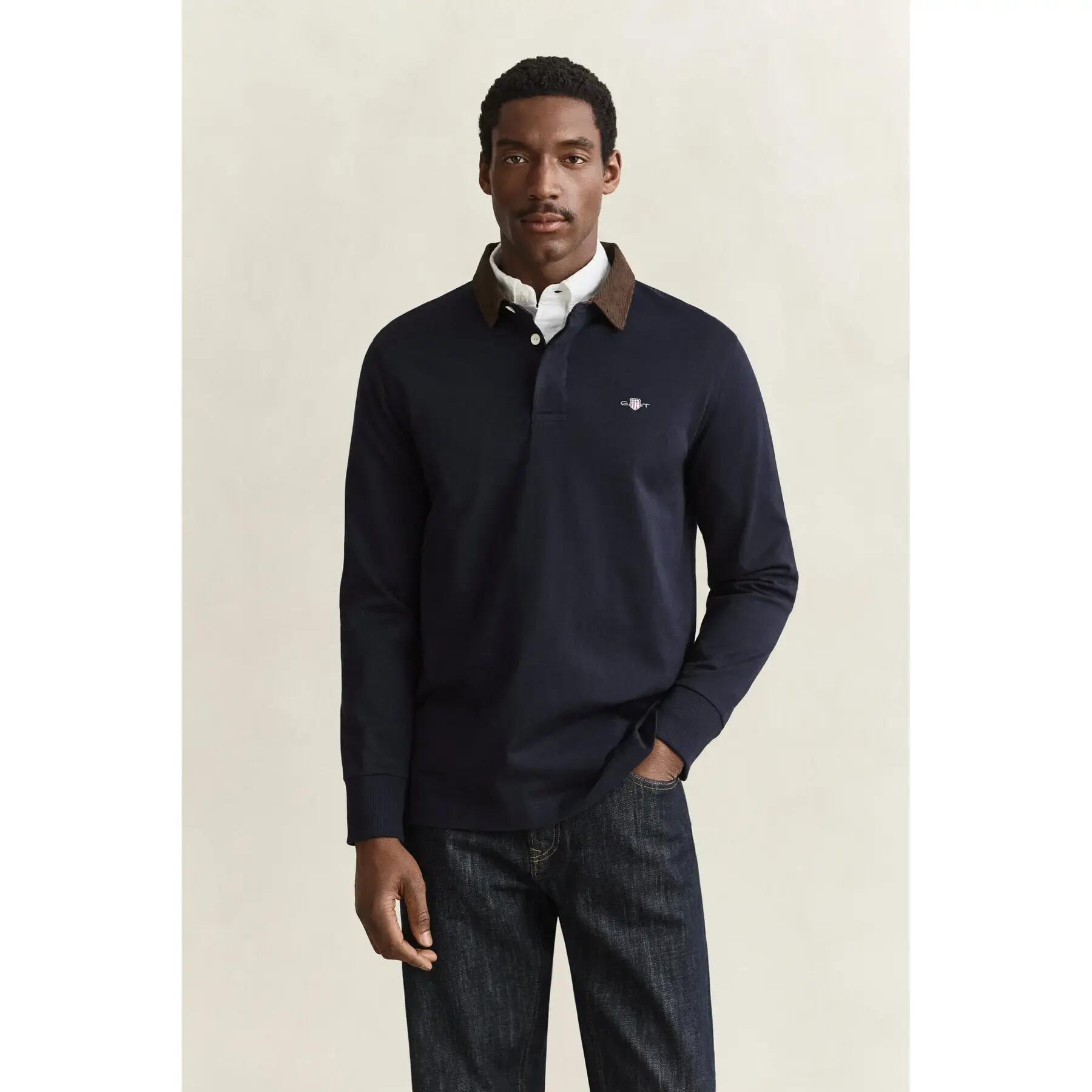 Polo manches longues Gant Rugger 3/4