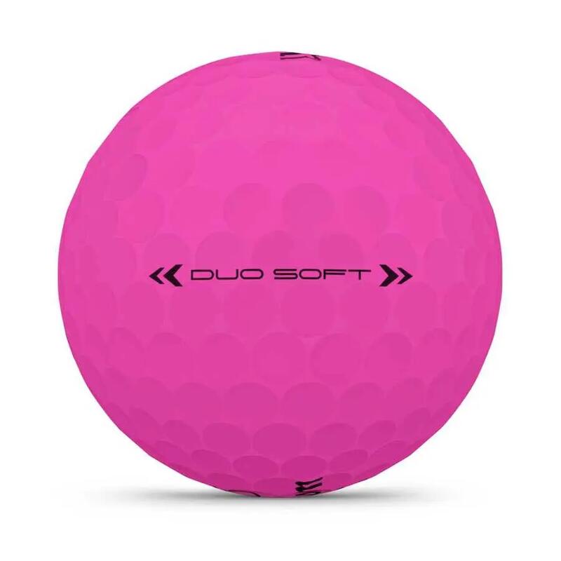 Wilson Dua Soft Golf Topu - Duo Soft Golf Ball Pink 12-BALL WG2009108