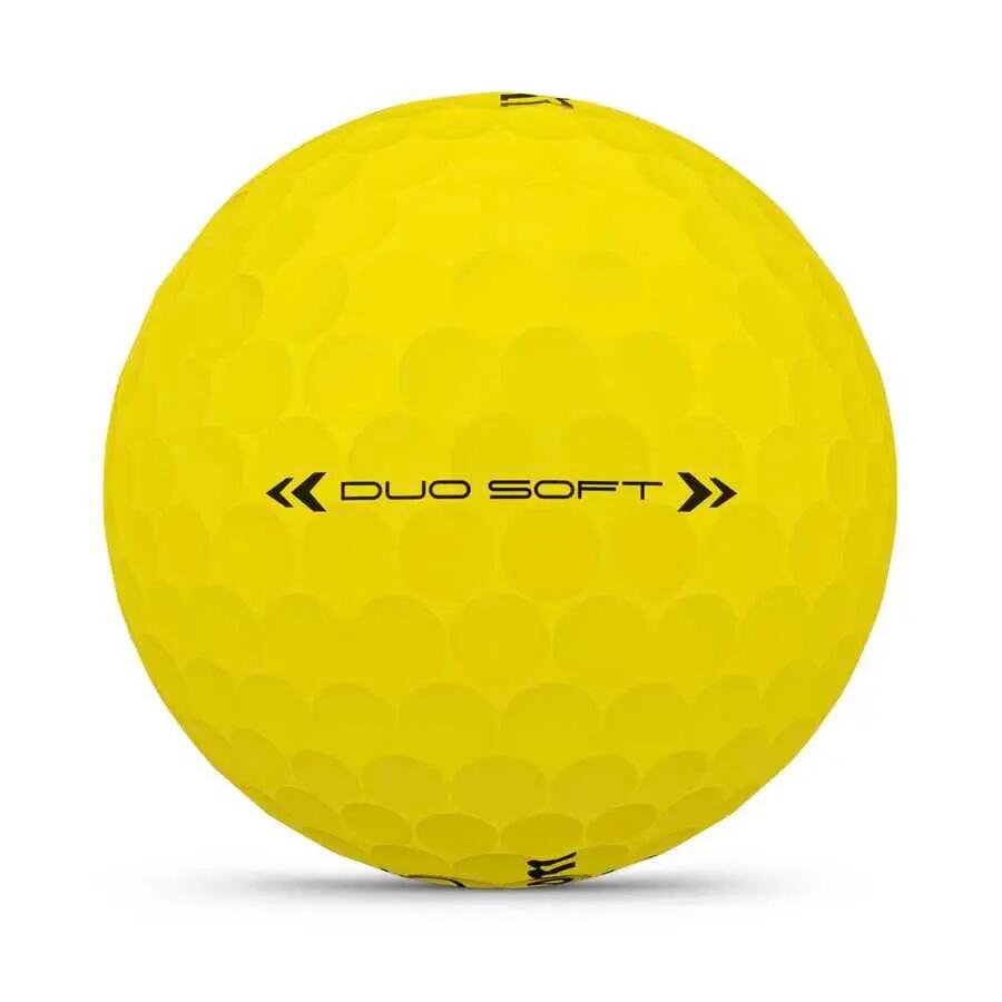 Wilson Dua Soft Golf Topu - Duo Soft Golf Ball Yellow 12-BALL WG2009104 4/4