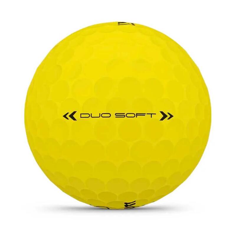 Wilson Dua Soft Golf Topu - Duo Soft Golf Ball Yellow 12-BALL WG2009104