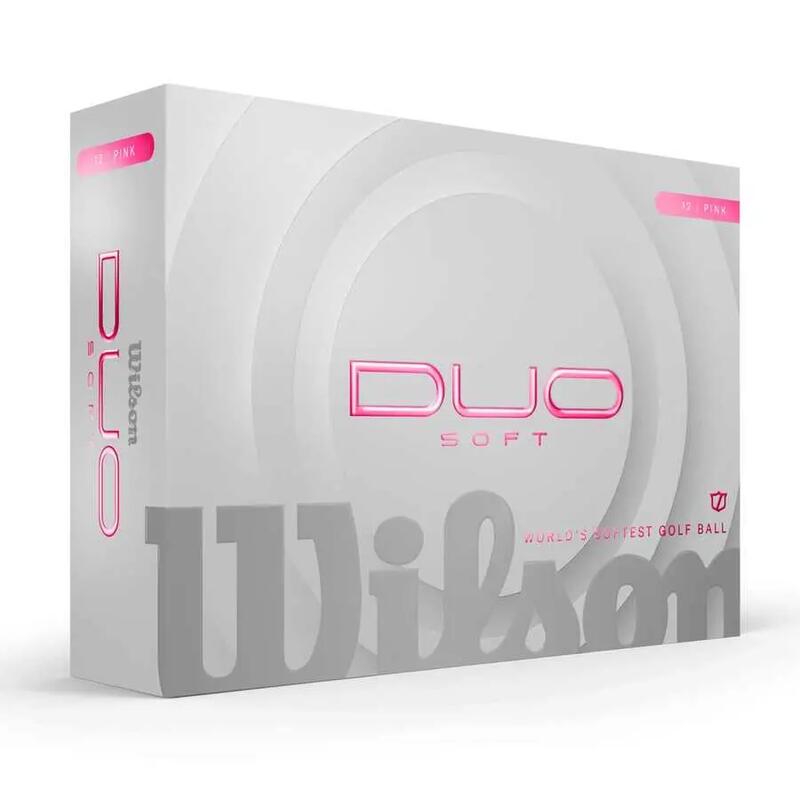 Wilson Dua Soft Golf Topu - Duo Soft Golf Ball Pink 12-BALL WG2009108