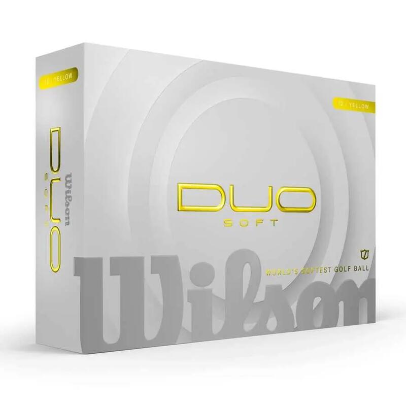 Wilson Dua Soft Golf Topu - Duo Soft Golf Ball Yellow 12-BALL WG2009104