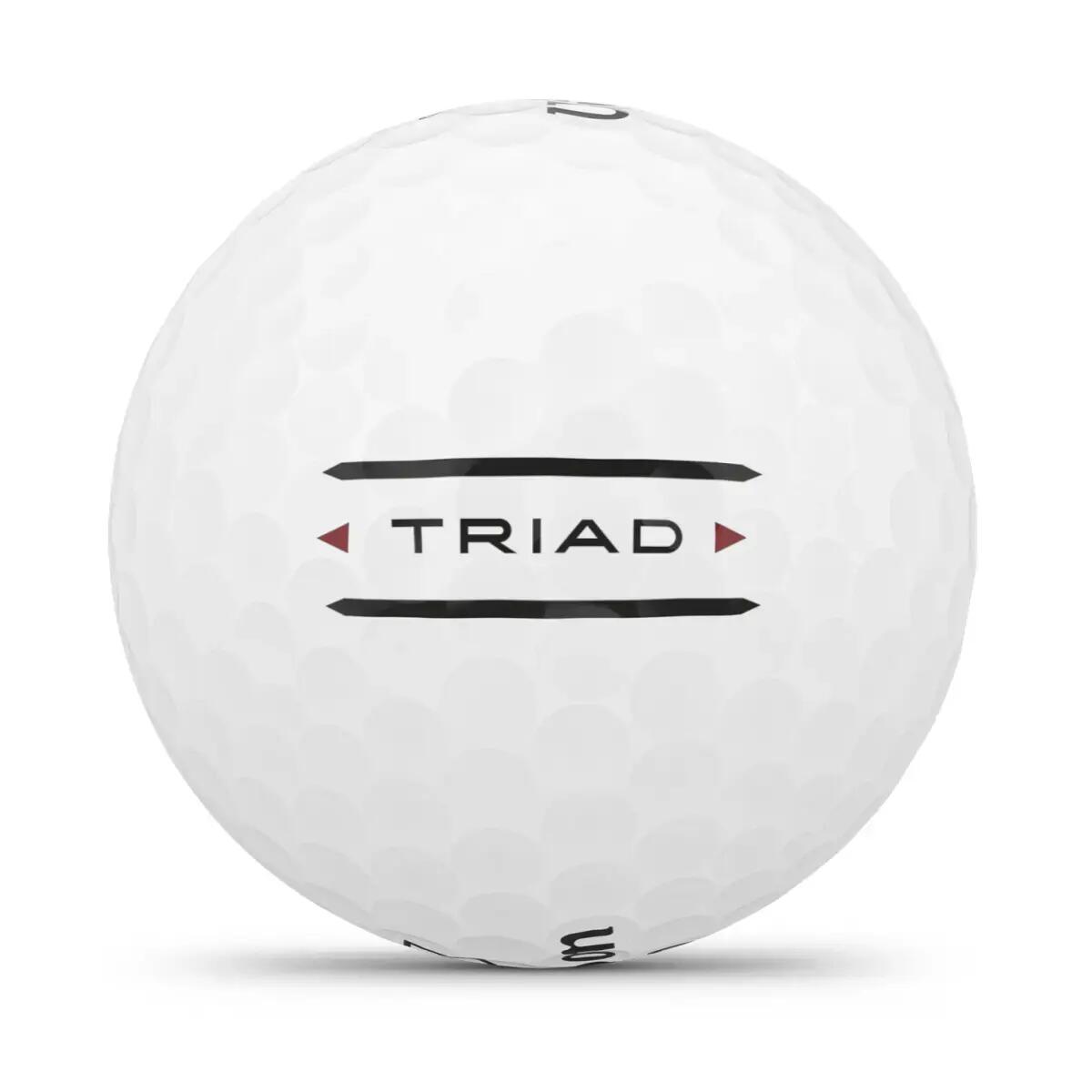 Wilson Triad Golf Topu - Triad Golf Ball White 2-BALL WG2009001 3/5
