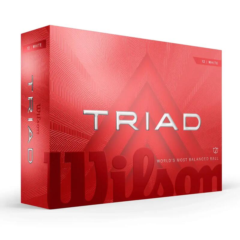 Wilson Triad Golf Topu - Triad Golf Ball White 2-BALL WG2009001