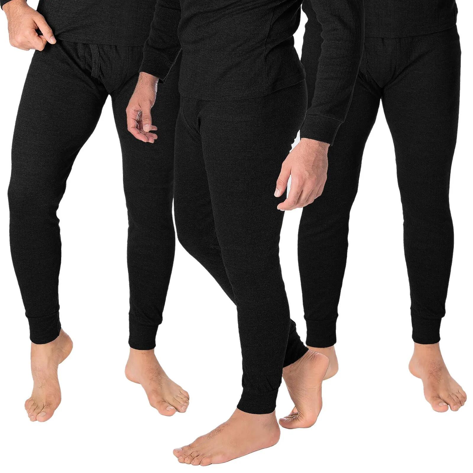Herren Skiunterwäsche lange Funktionsunterhose mit Innenfleece und Eingriff 7/7