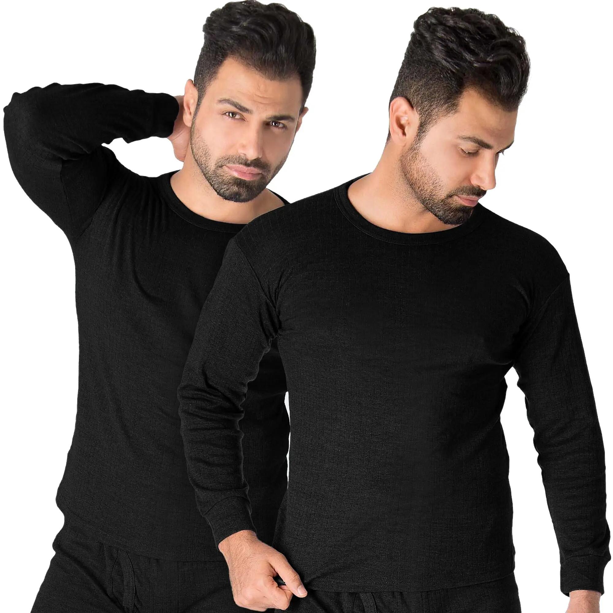 Herren Skiunterwäsche Funktionsunterwäsche Langarmshirt Rundhals Innenfleece 8/8