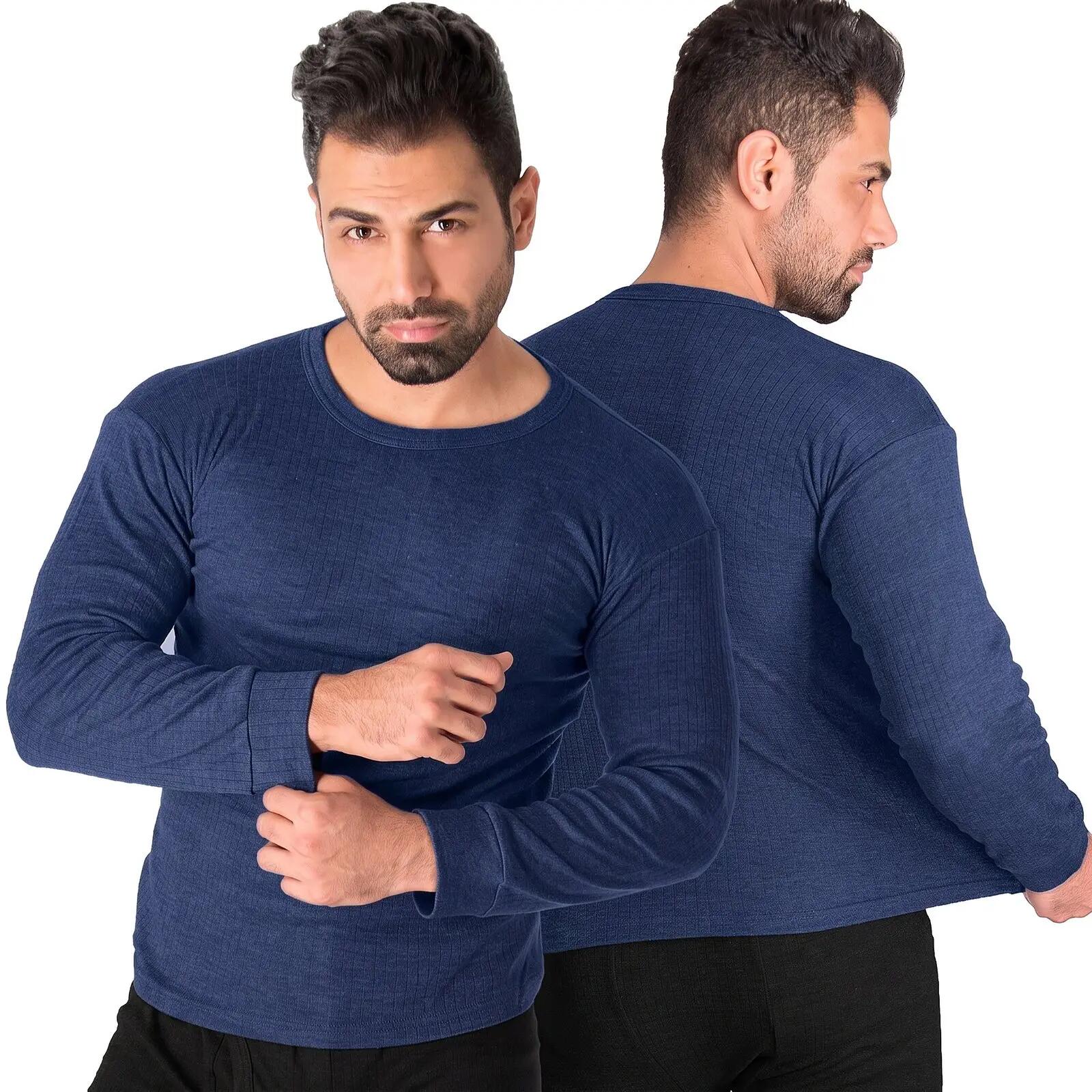 Herren Skiunterwäsche Funktionsunterwäsche Langarmshirt Rundhals Innenfleece 5/7