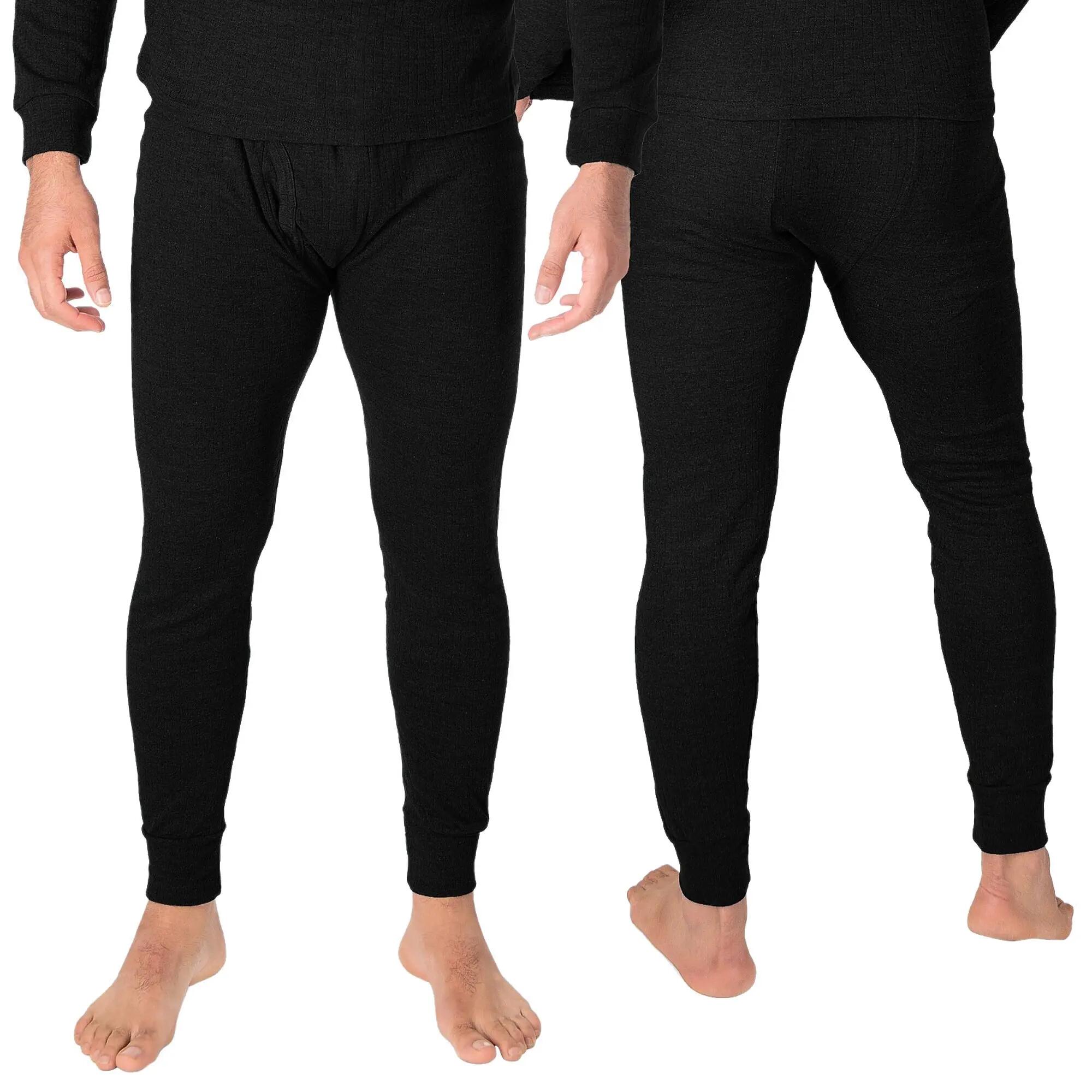 Herren Skiunterwäsche lange Funktionsunterhose mit Innenfleece und Eingriff 5/7