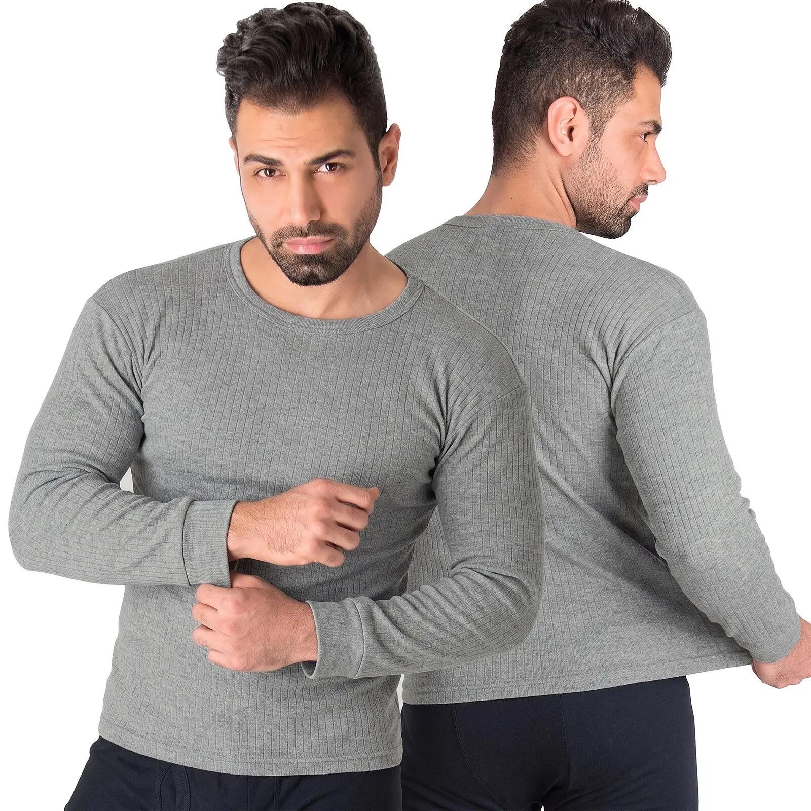Herren Skiunterwäsche Funktionsunterwäsche Langarmshirt Rundhals Innenfleece 5/7