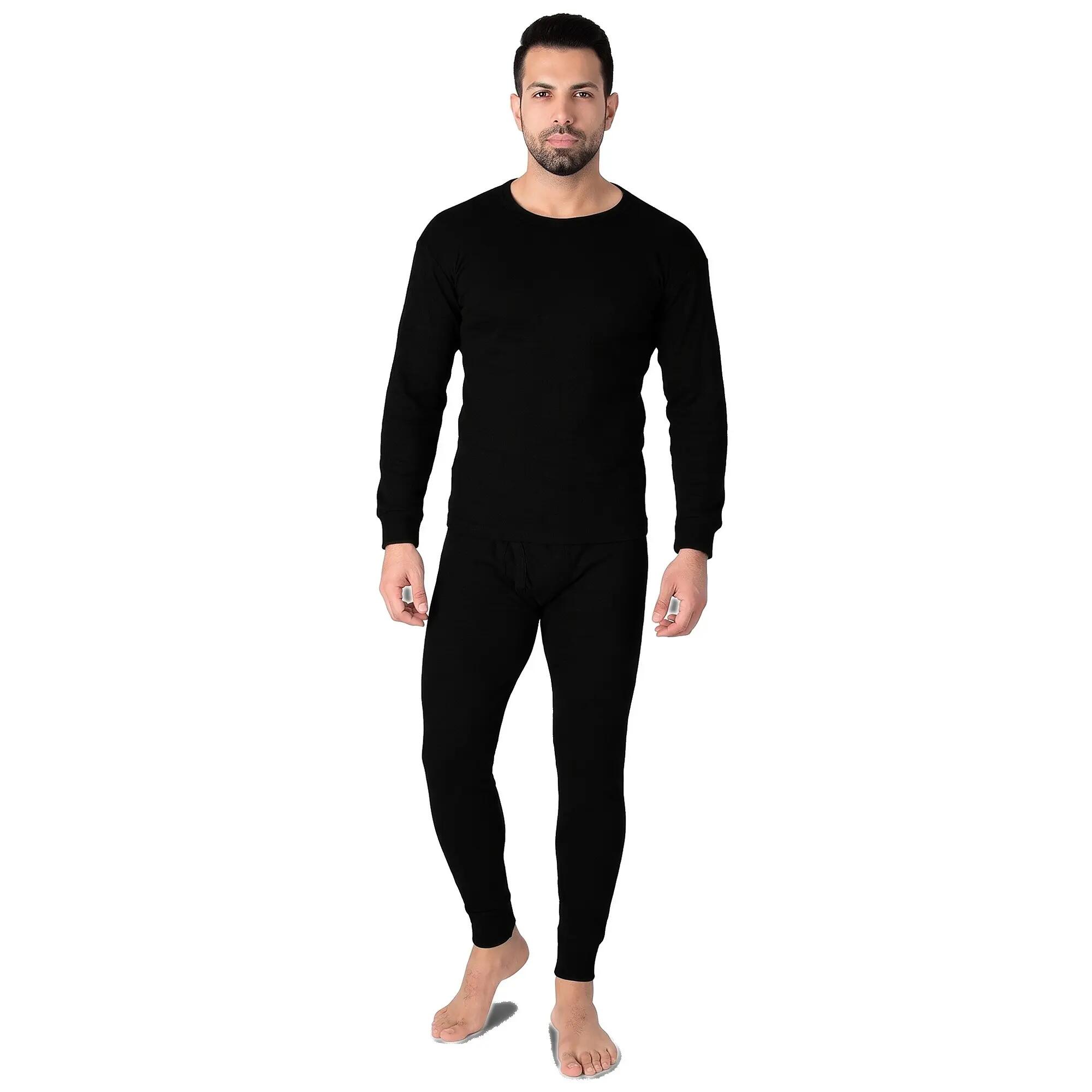 Herren Skiunterwäsche lange Funktionsunterhose mit Innenfleece und Eingriff 4/7