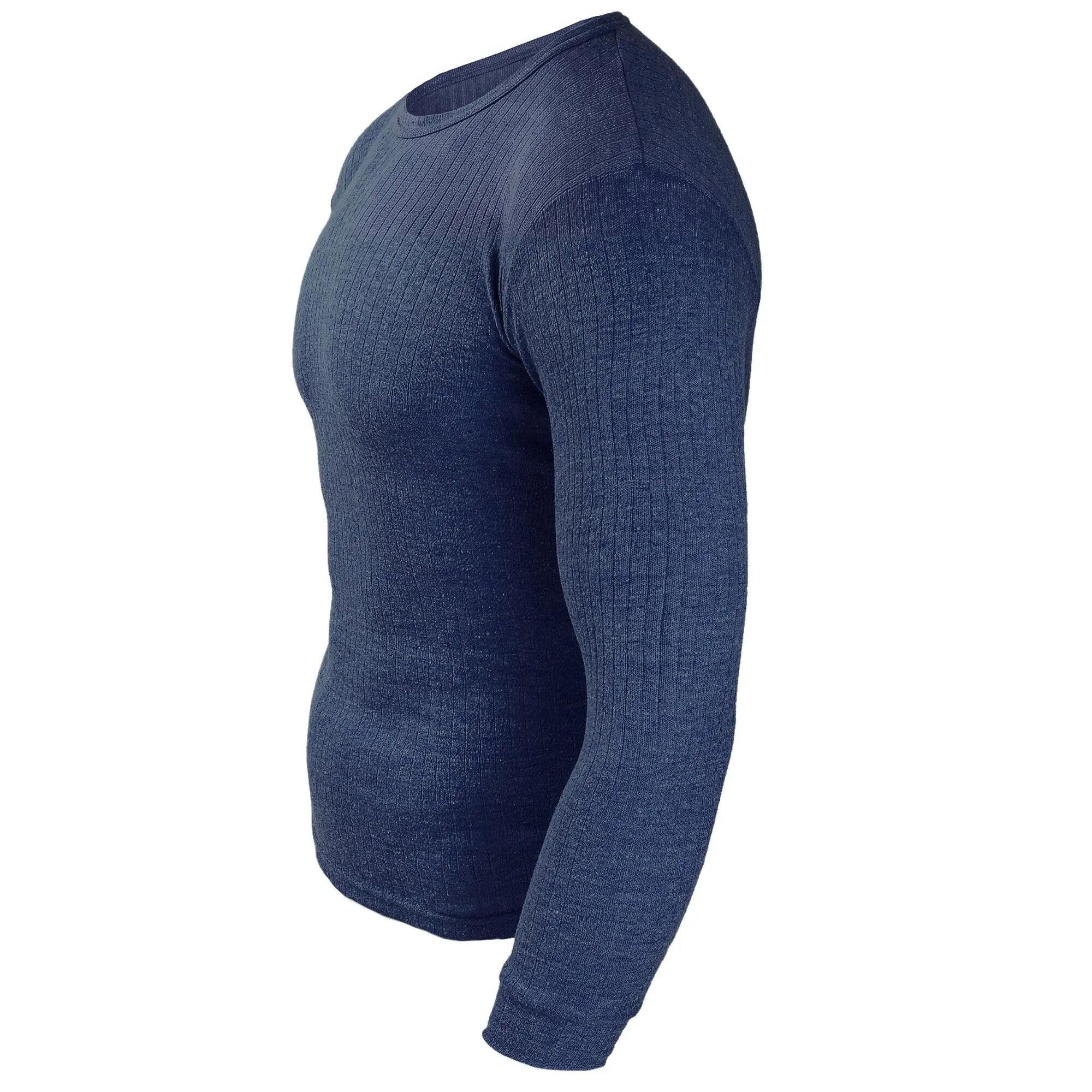 Herren Skiunterwäsche Funktionsunterwäsche Langarmshirt Rundhals Innenfleece 4/7