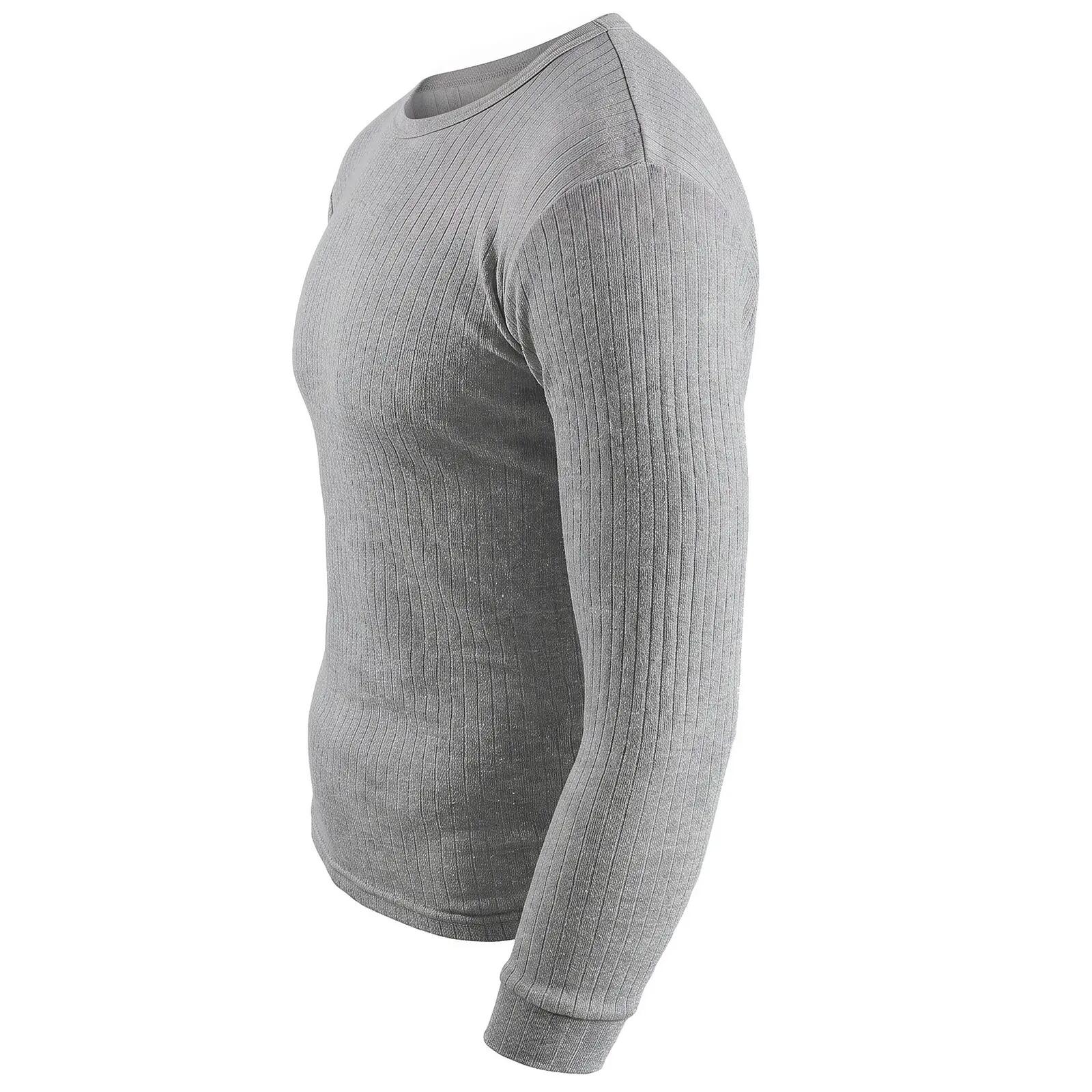 Herren Skiunterwäsche Funktionsunterwäsche Langarmshirt Rundhals Innenfleece 4/7