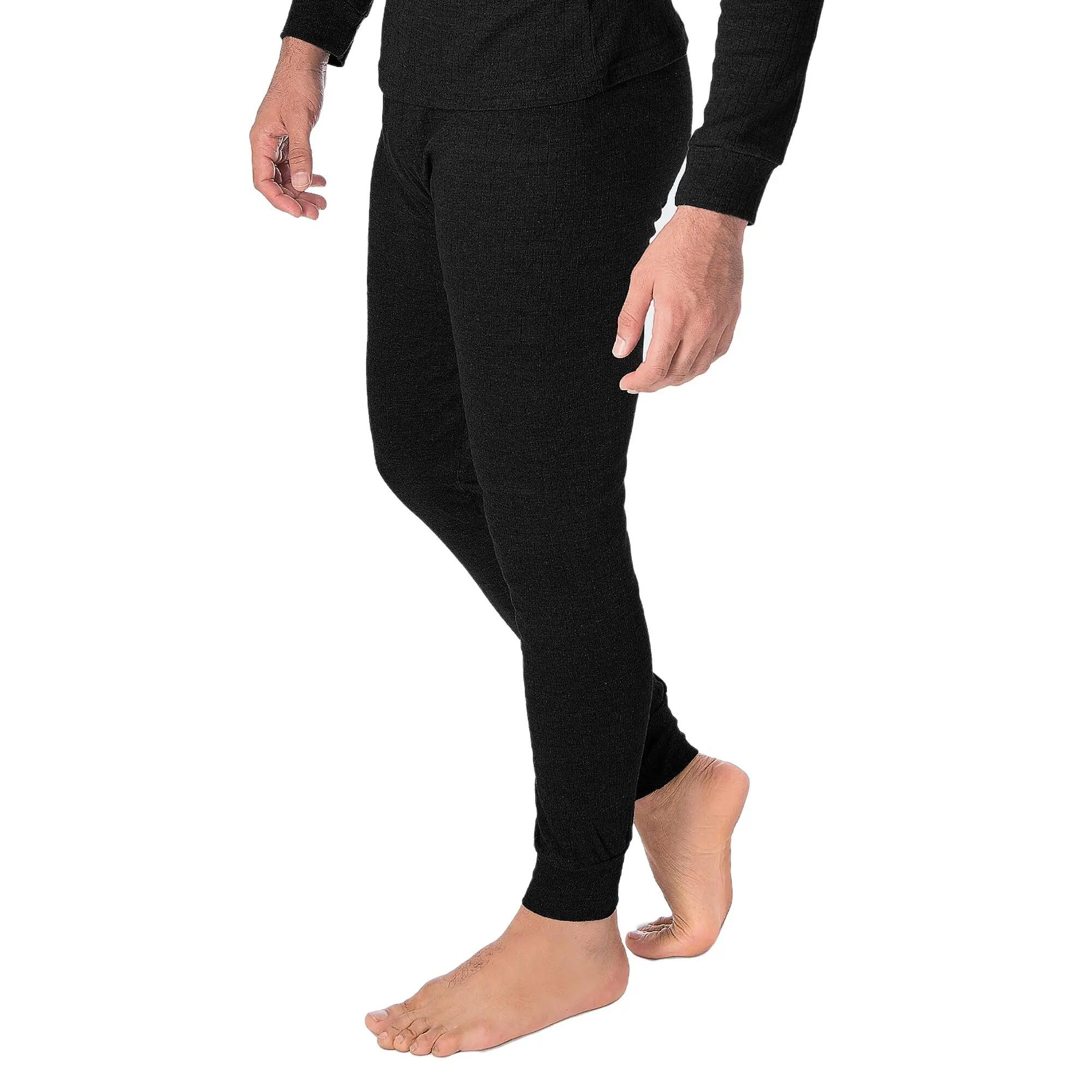 Herren Skiunterwäsche lange Funktionsunterhose mit Innenfleece und Eingriff 3/7