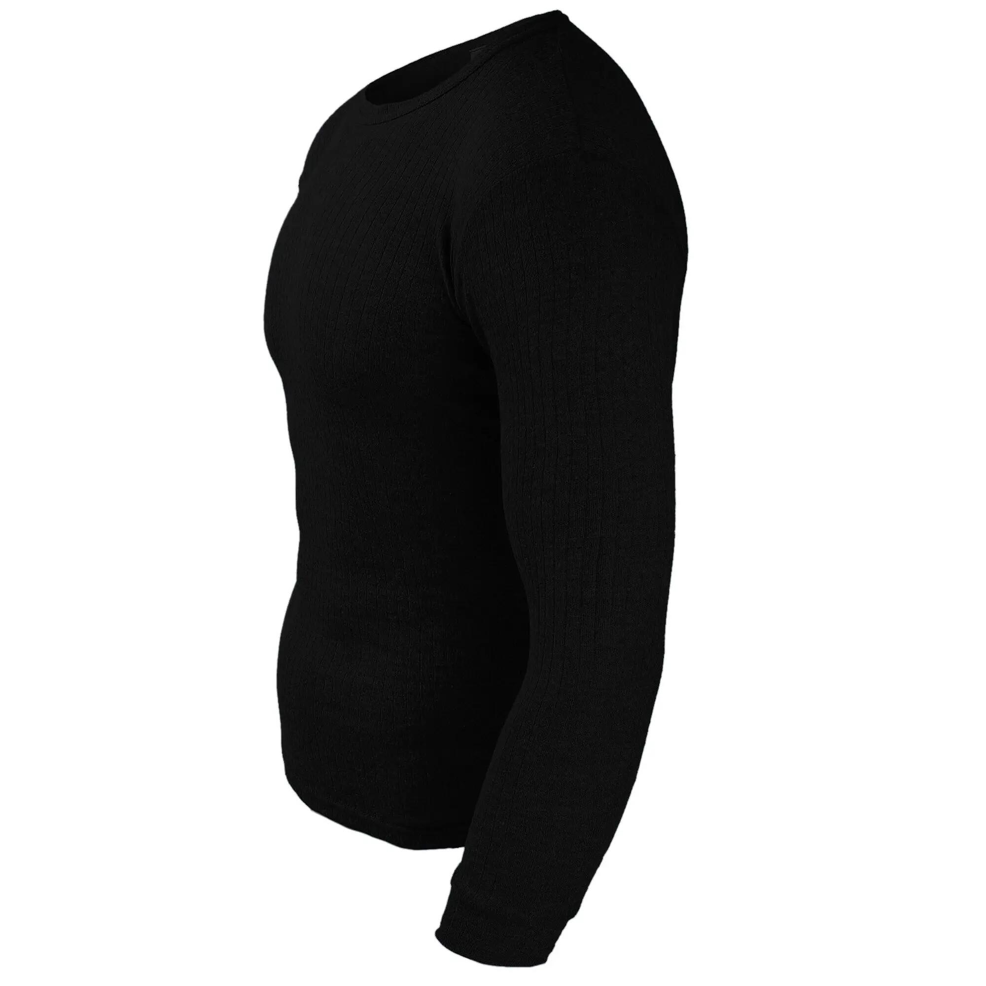 Herren Skiunterwäsche Funktionsunterwäsche Langarmshirt Rundhals Innenfleece 4/8