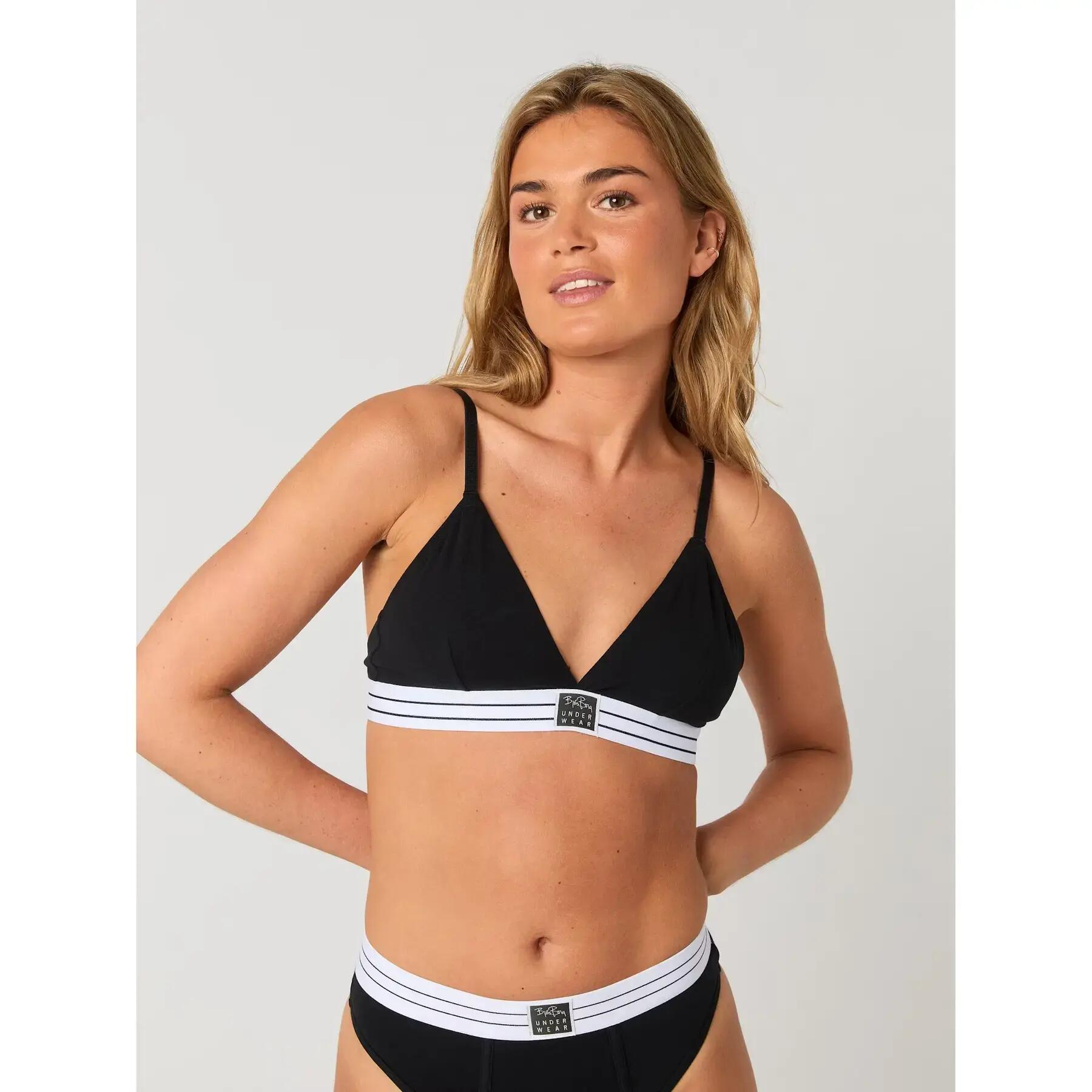 bjorn_borg ORIGINAL TRIANGLE BRA 1p – BLACK BEAUTY 2/3
