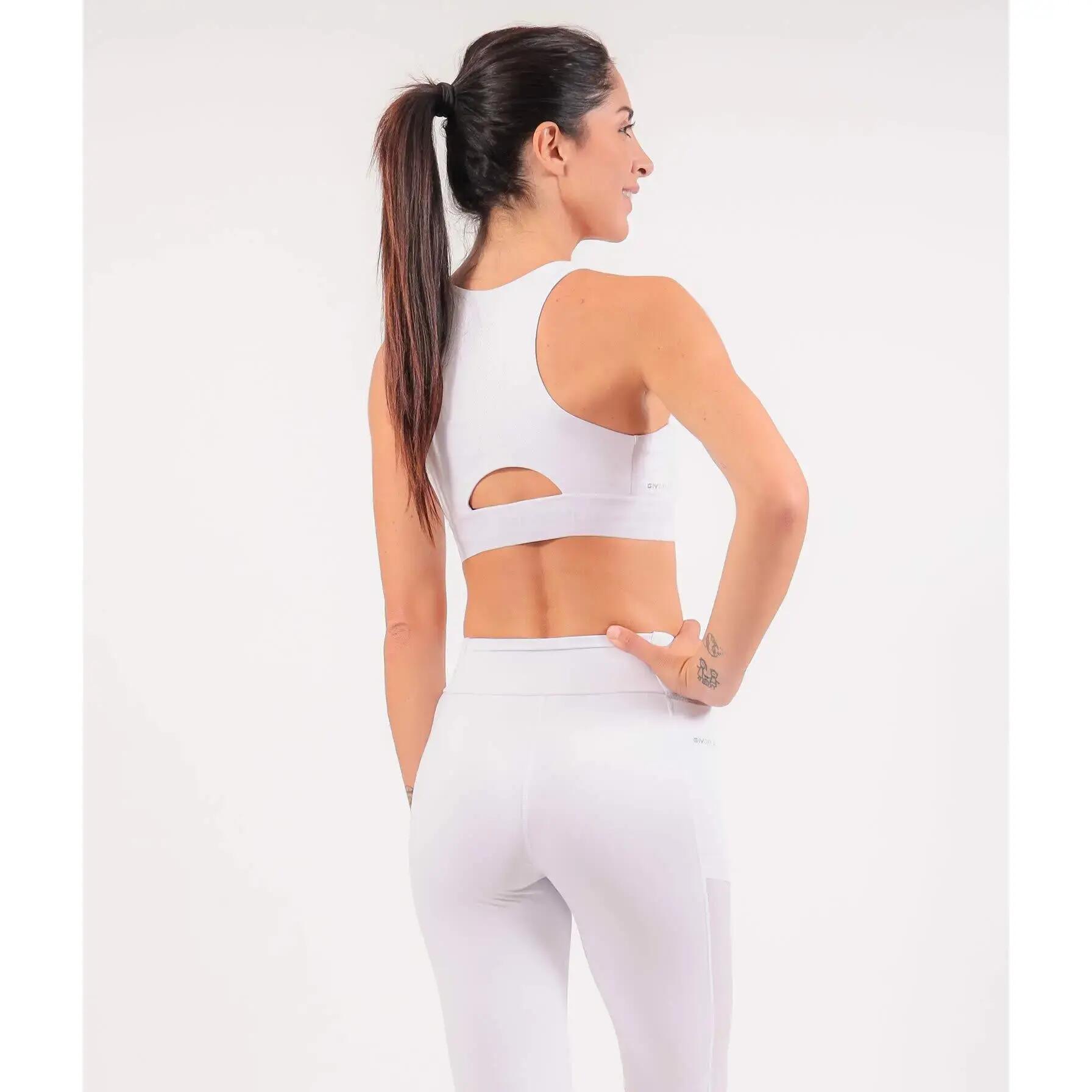 Top - reggiseni sportivi donna givova bianco 2/3