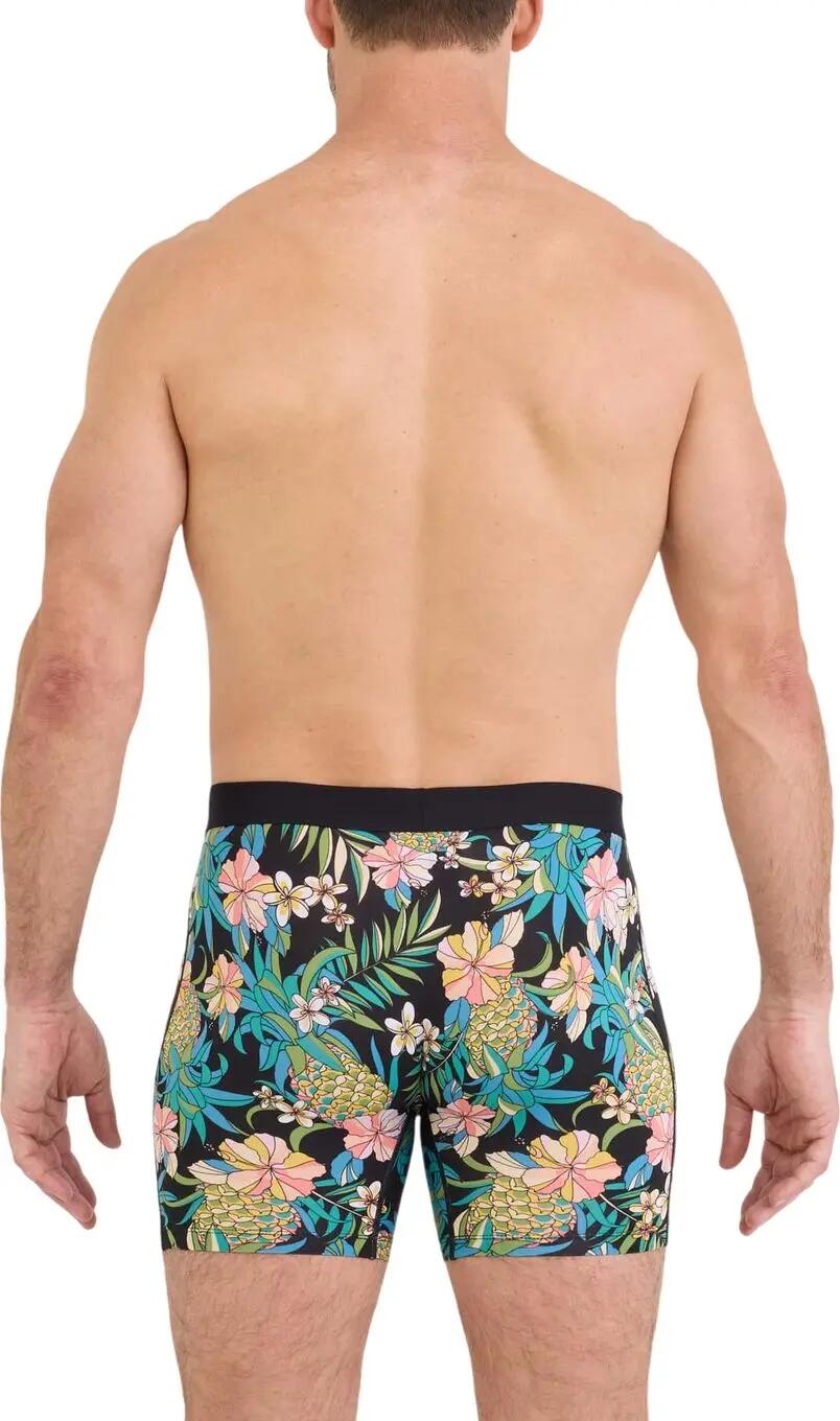 Boxer Saxx Daytripper Comfort Stretch Noir/Multicolore 3/4