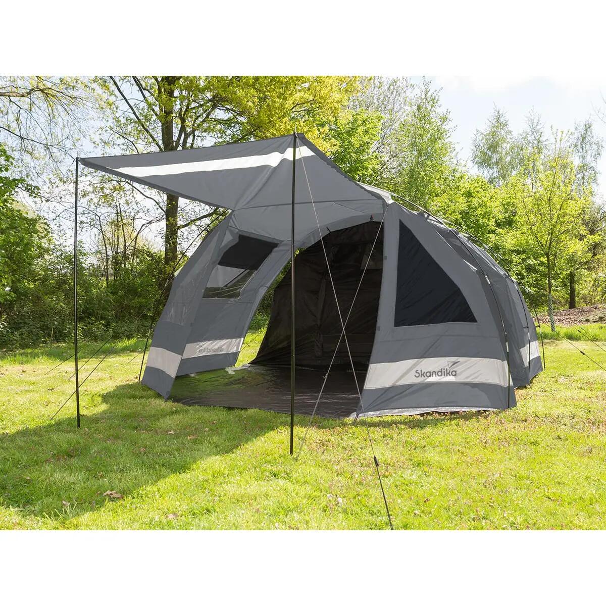 Gebraucht - Tunnelzelt Kambo 4 - Campingzelt 4 Personen - 1x dunkle Kabine 4/14