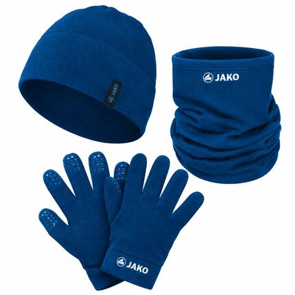 JAKO Mütze + Schal + Handschuhe Fleece-Winterset