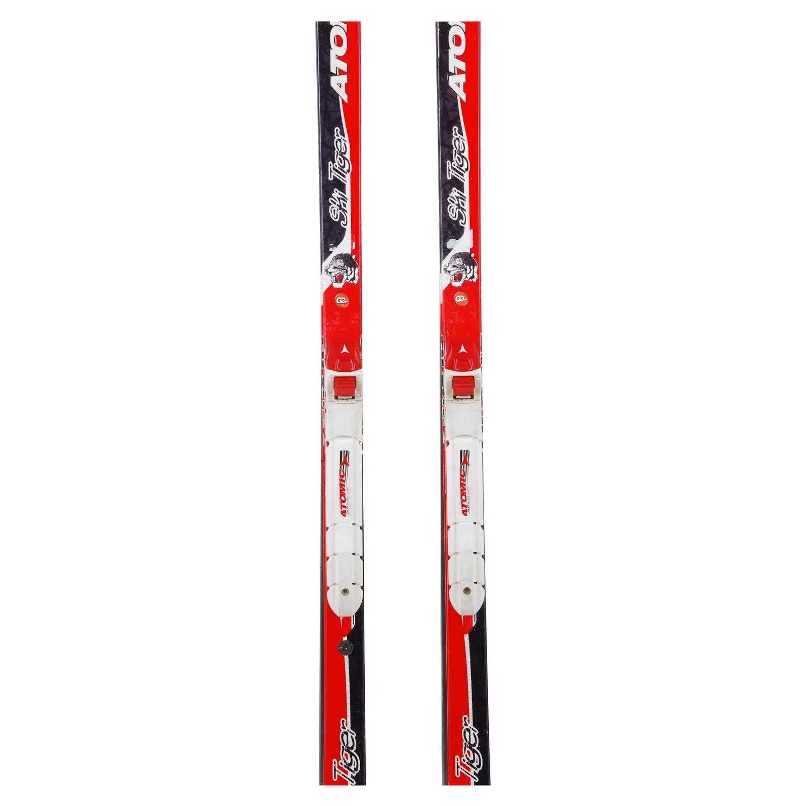 RECONDITIONNE - Ski De Fond Junior Atomic Ski Tiger + Fixation Sns 3/4