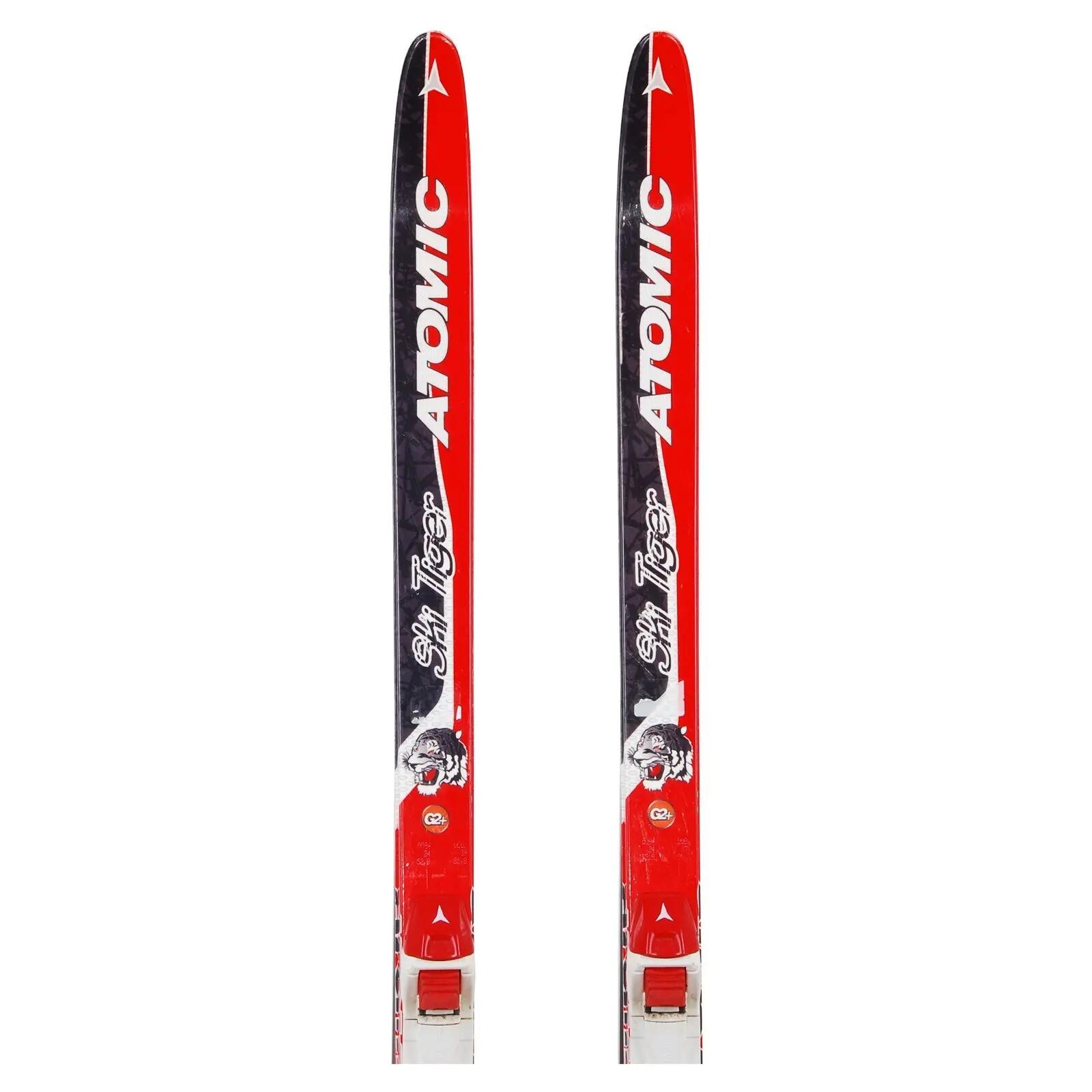 RECONDITIONNE - Ski De Fond Junior Atomic Ski Tiger + Fixation Sns 2/4