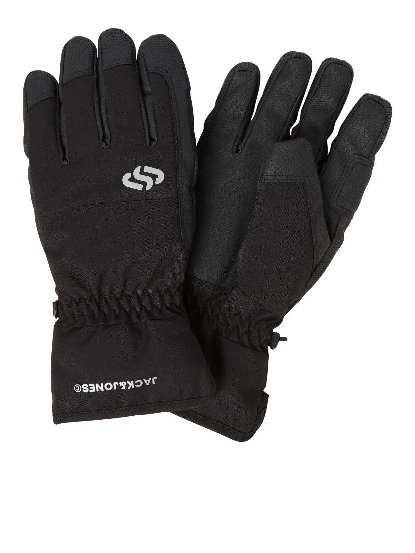 Hombre Guantes de Esquí Impermeables y Cortaviento Peisey A-24 Black 2/3