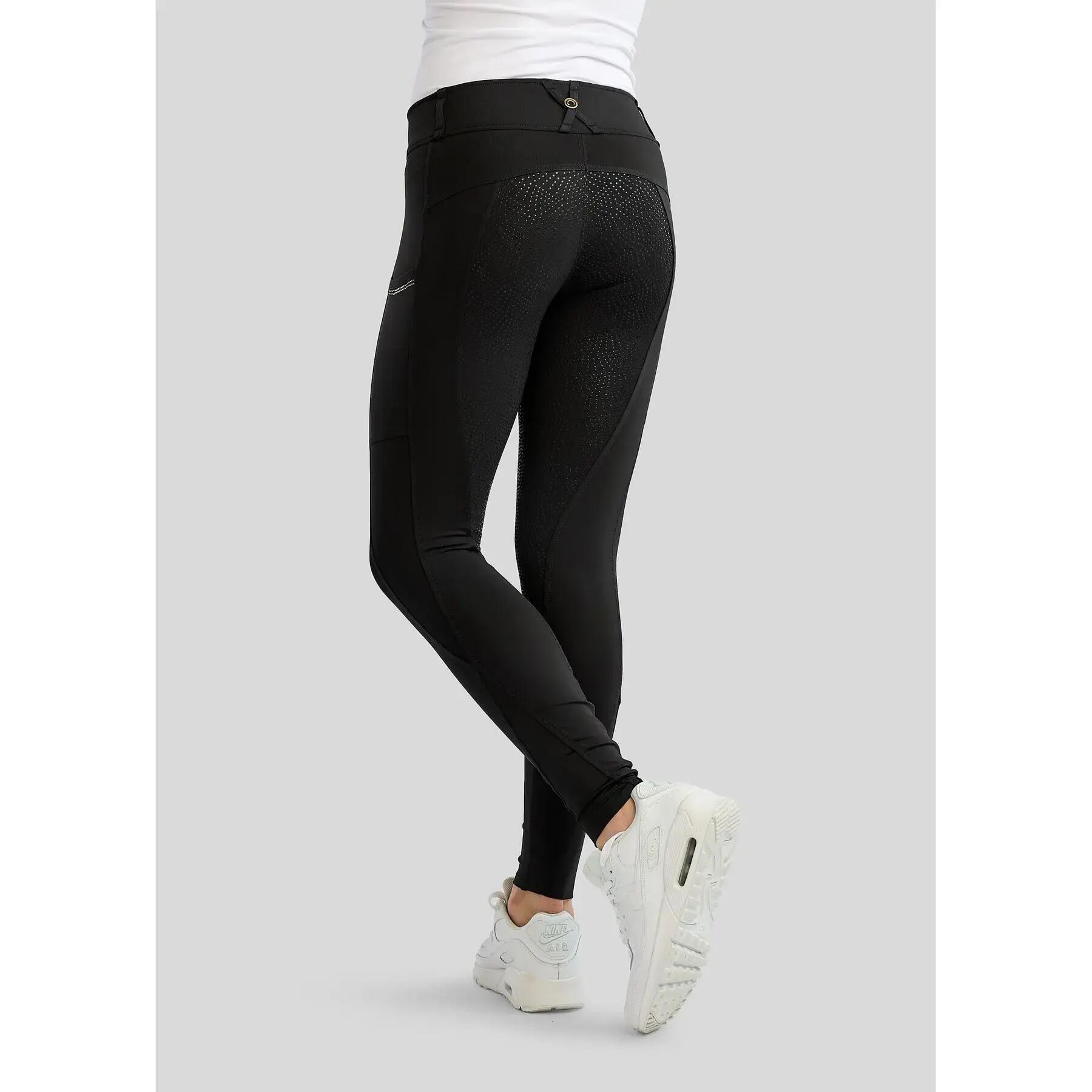 Legging équitation full grip fille Montar Everline 4/4