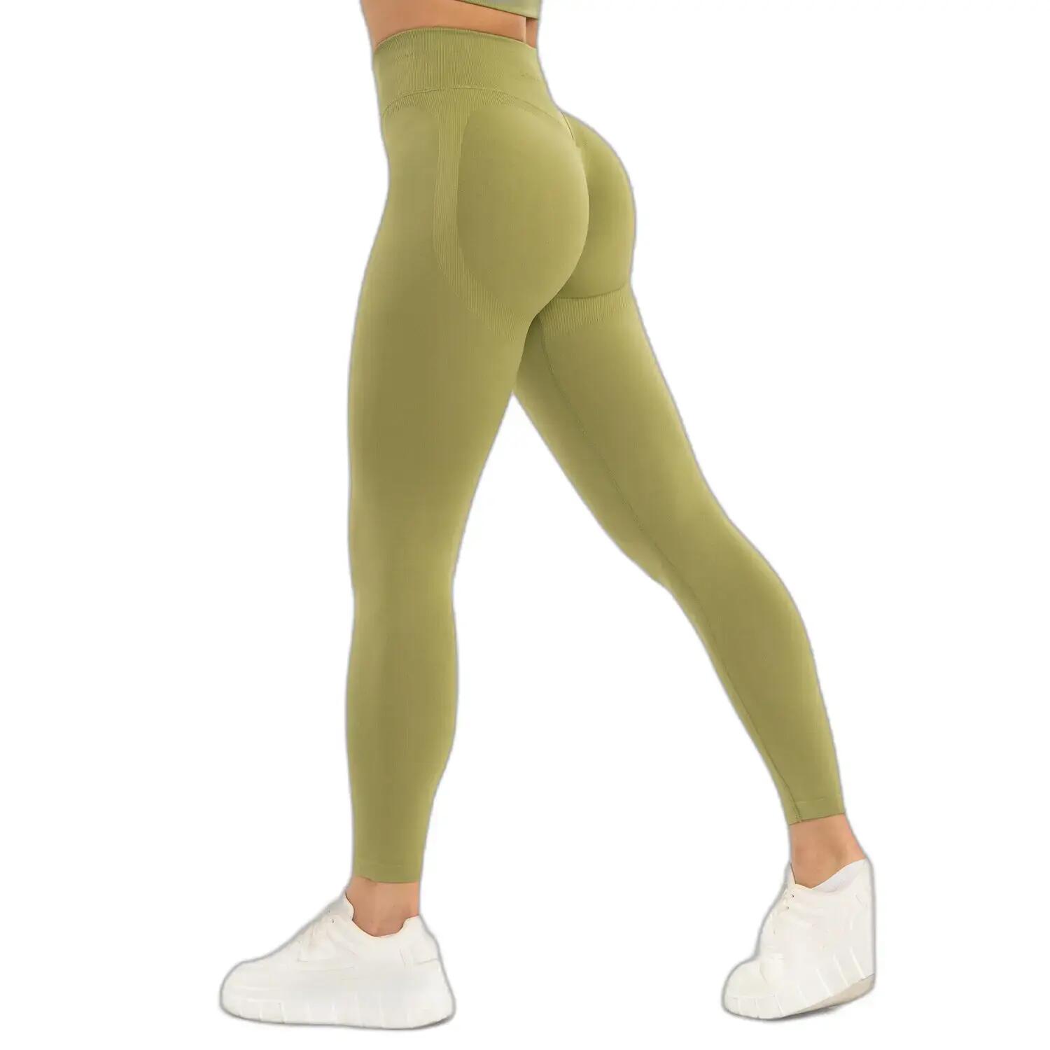 Legging femme Gym Glamour Seamless Lift 3/4