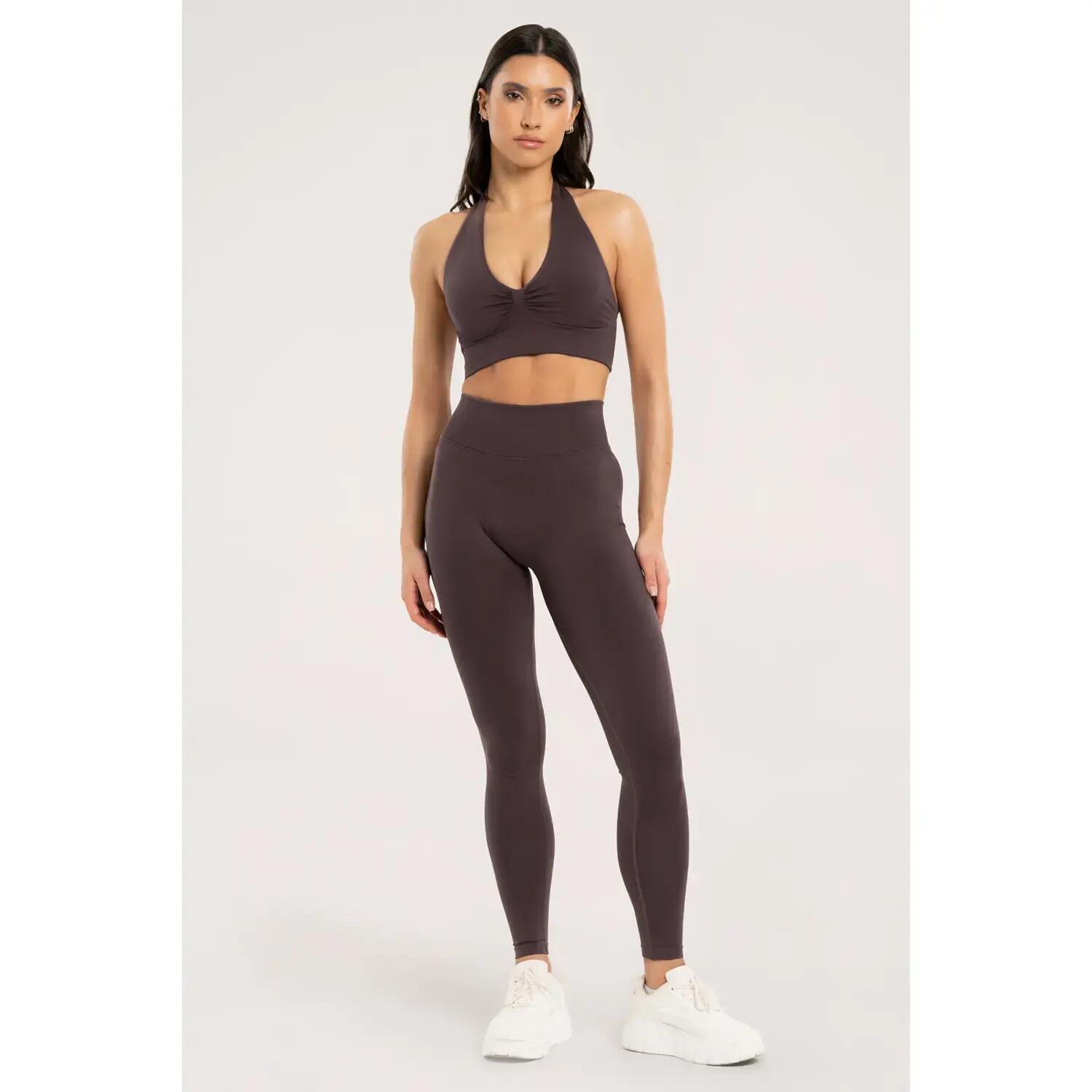 Legging femme Gym Glamour Seamless Lift 1/4