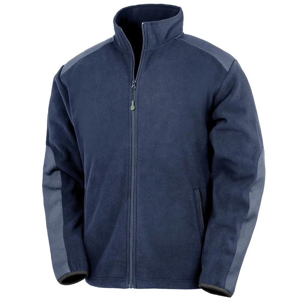 Giacca In Pile Resistente Uomo Result Work Guard Blu Navy 2/4