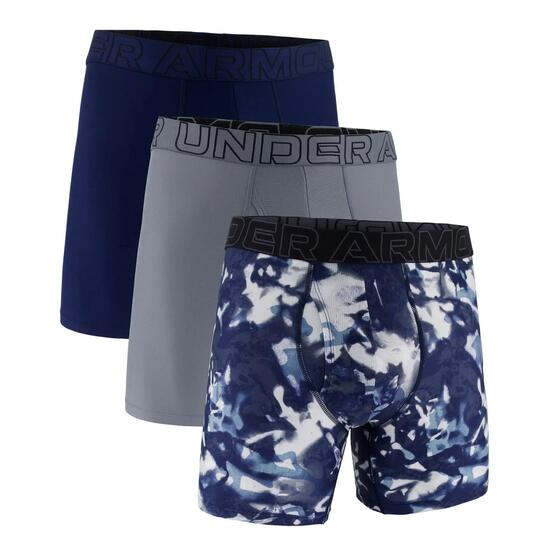 Boxershort Herren 3er Pack Figurbetont-UA PERFORMANCE TECH - PRINT 6 IN 3PK