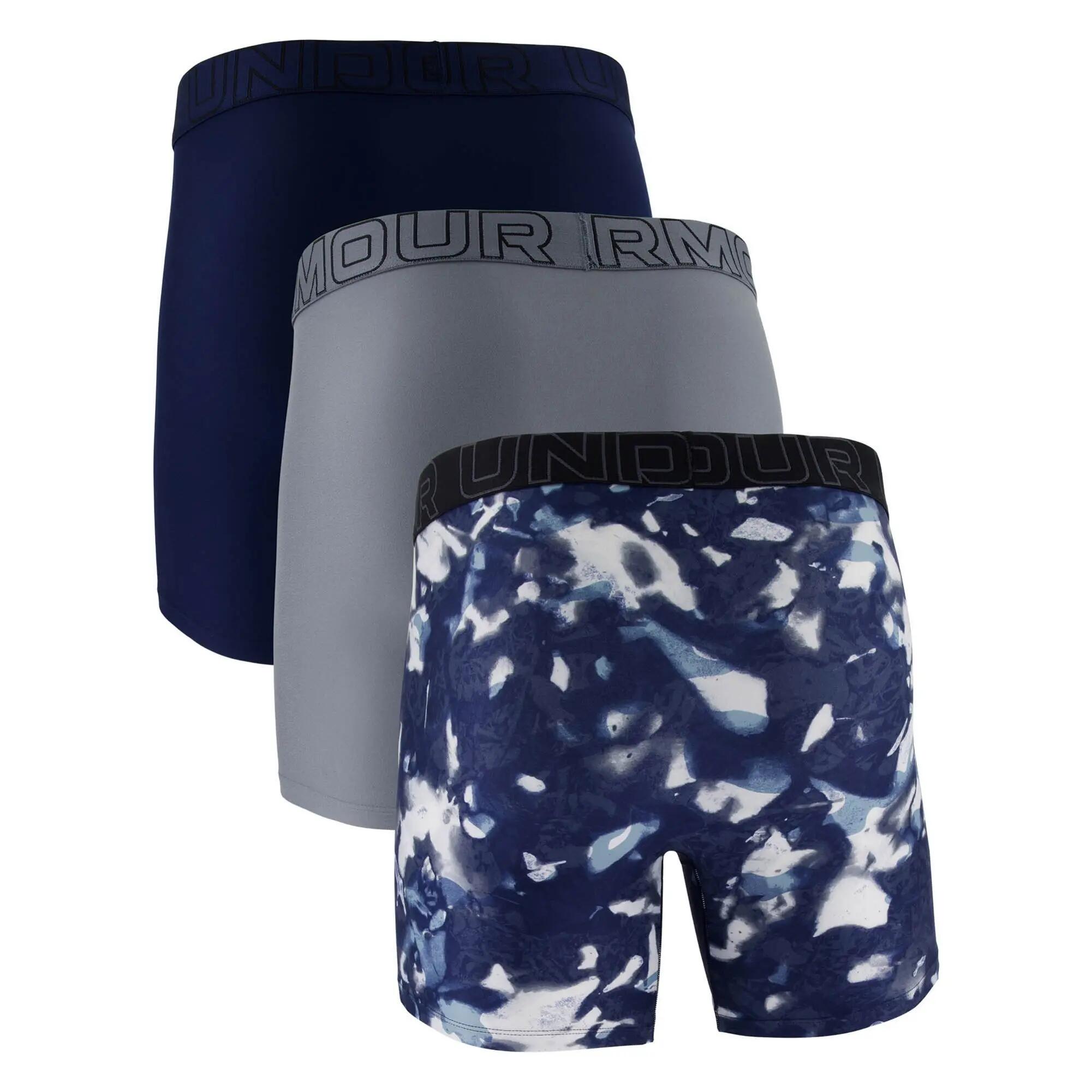 Boxershort Herren 3er Pack Figurbetont-UA PERFORMANCE TECH - PRINT 6 IN 3PK 2/5