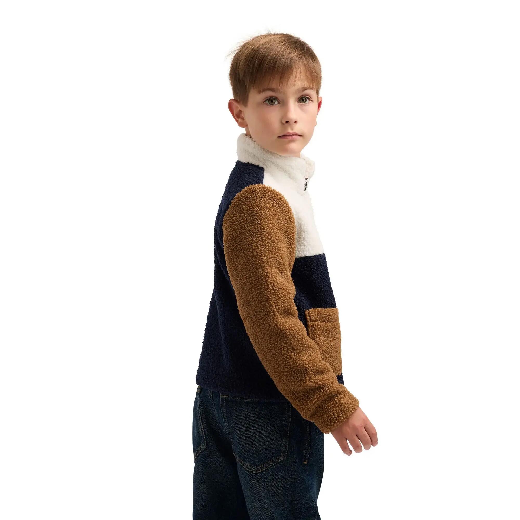 "Mitta" FleeceOberteil für Kinder Marine 7/7