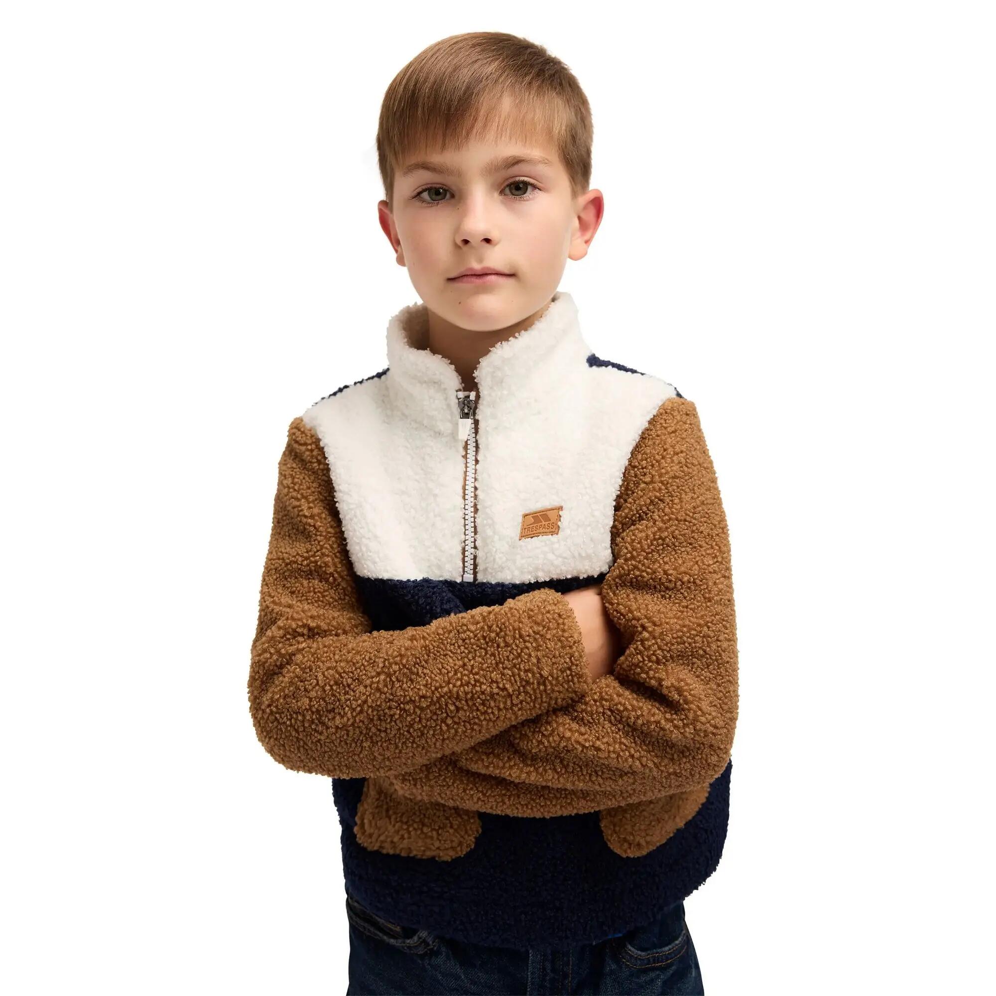"Mitta" FleeceOberteil für Kinder Marine 6/7