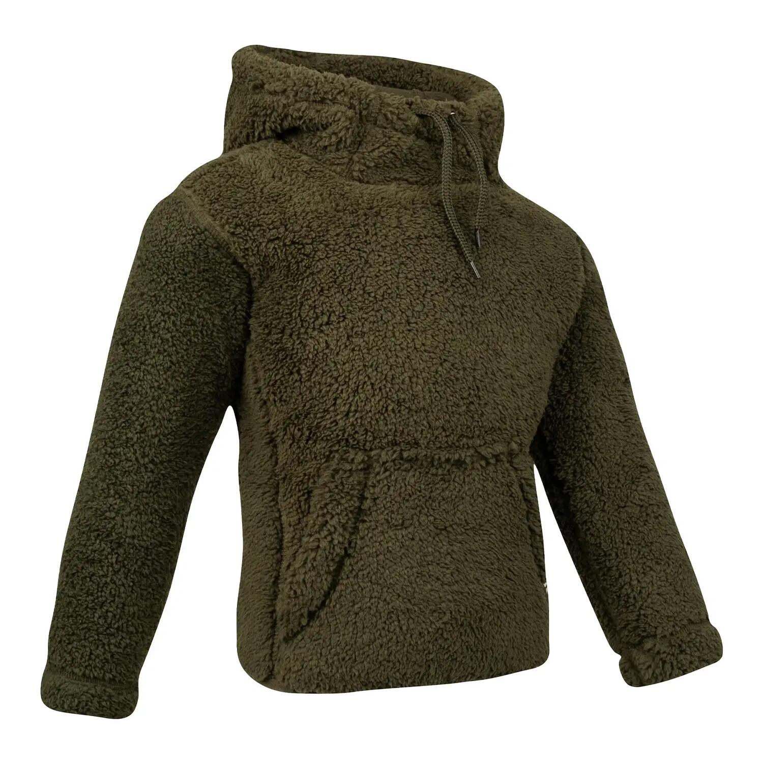 Sweat À Capuche Enfant (Olive Foncé) 4/4