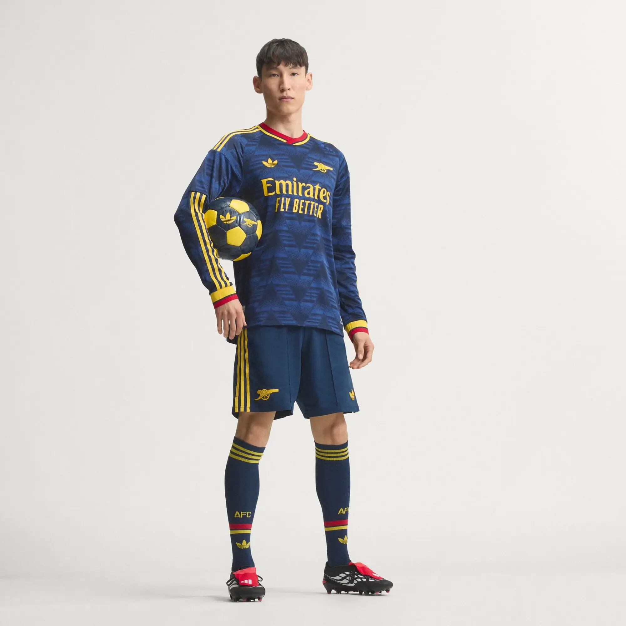 Wyjazdowa koszulka z długim rękawem Arsenal FC 26/27 Authentic 12/15