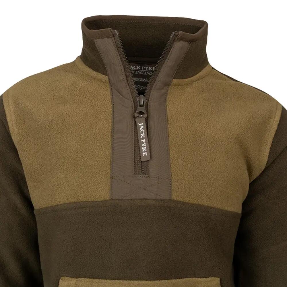 Haut Polaire Motif/style Bicolore Enfant (Vert) 5/6