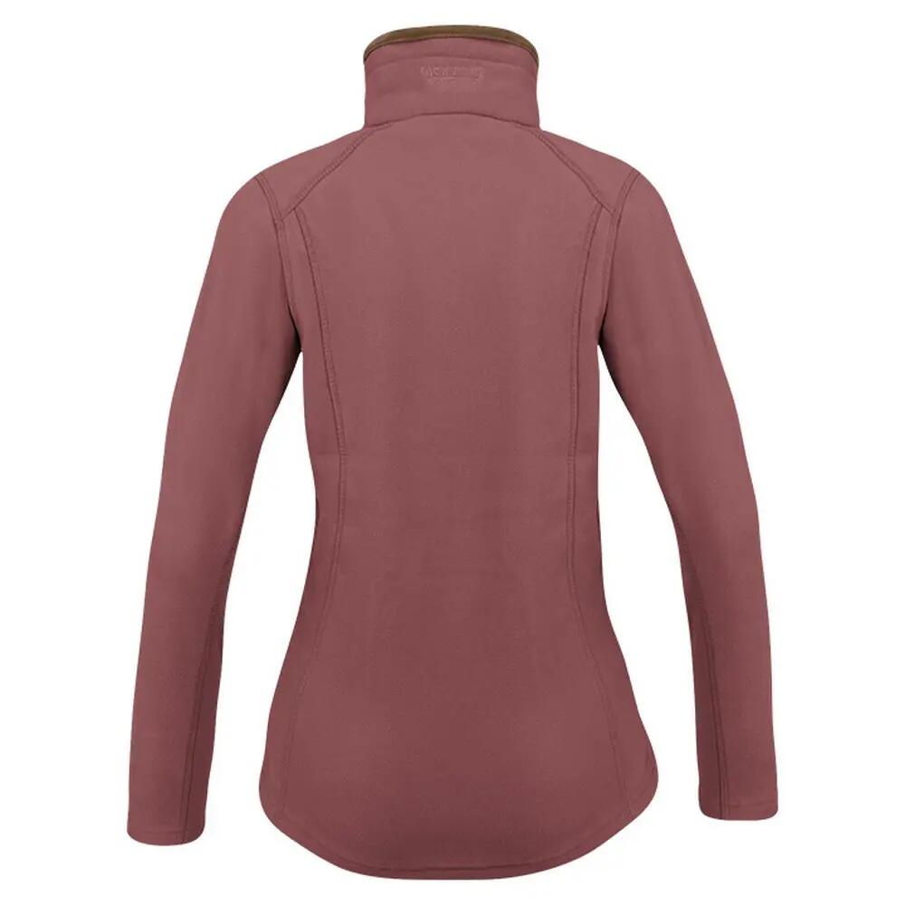 Fleecejacke für , recyceltes Material Damen Gebranntes Kupfer 2/4